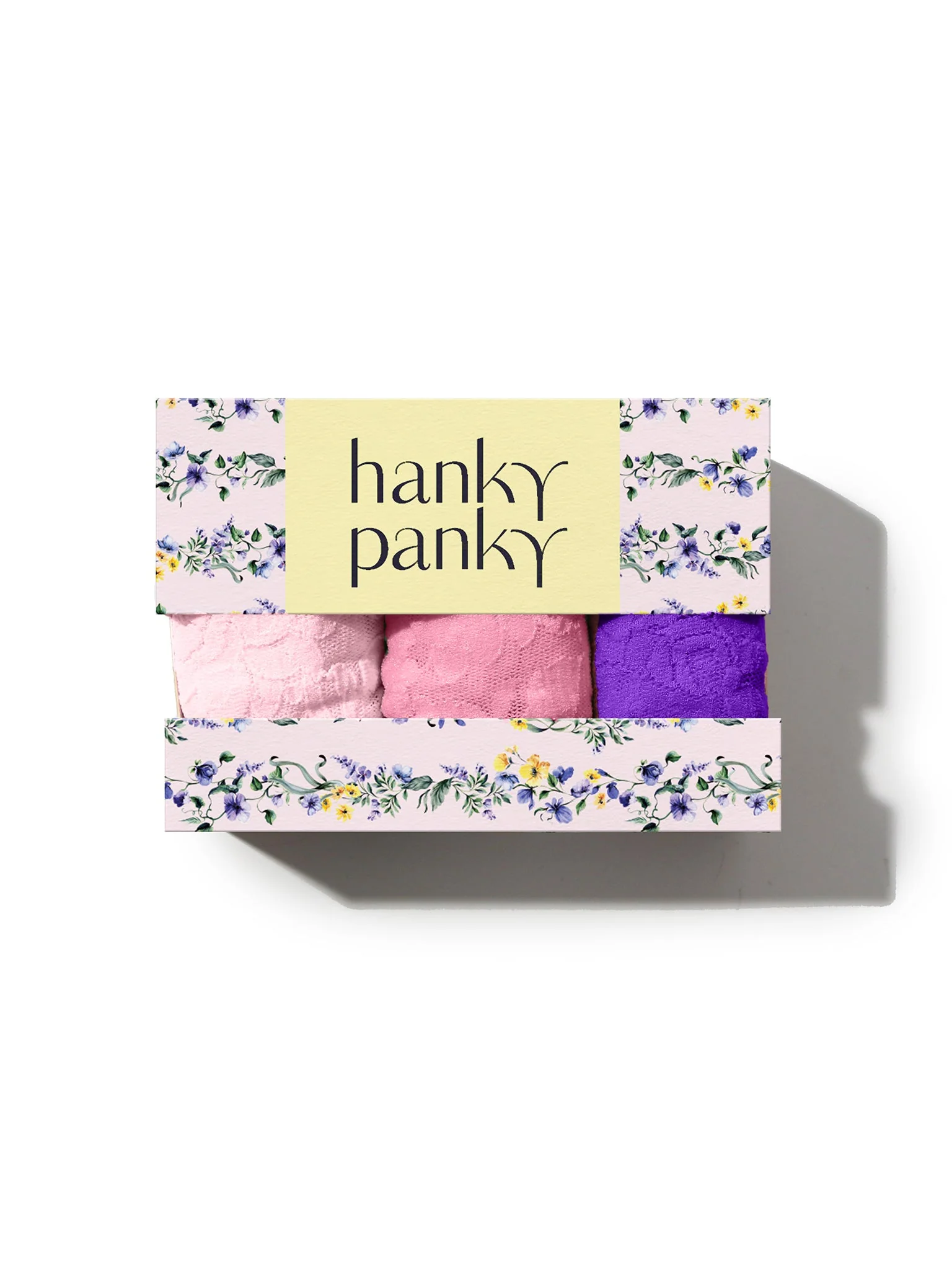 3 Pack Signature Lace® Low Rise Thongs In Printed Box Lipgloss - Image 3