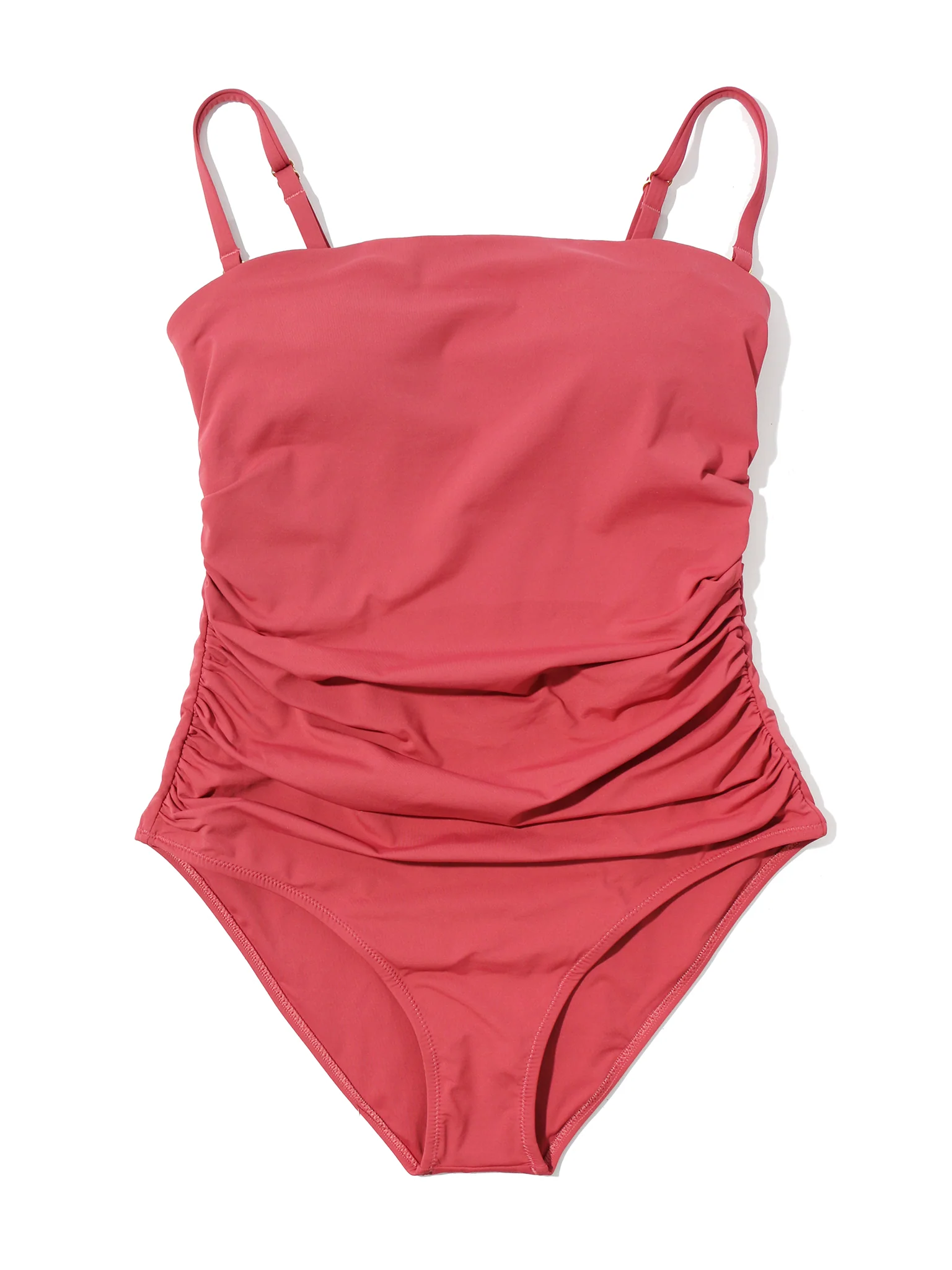 Bandeau One Piece Swimsuit Sunbaked Red Sale - Image 4