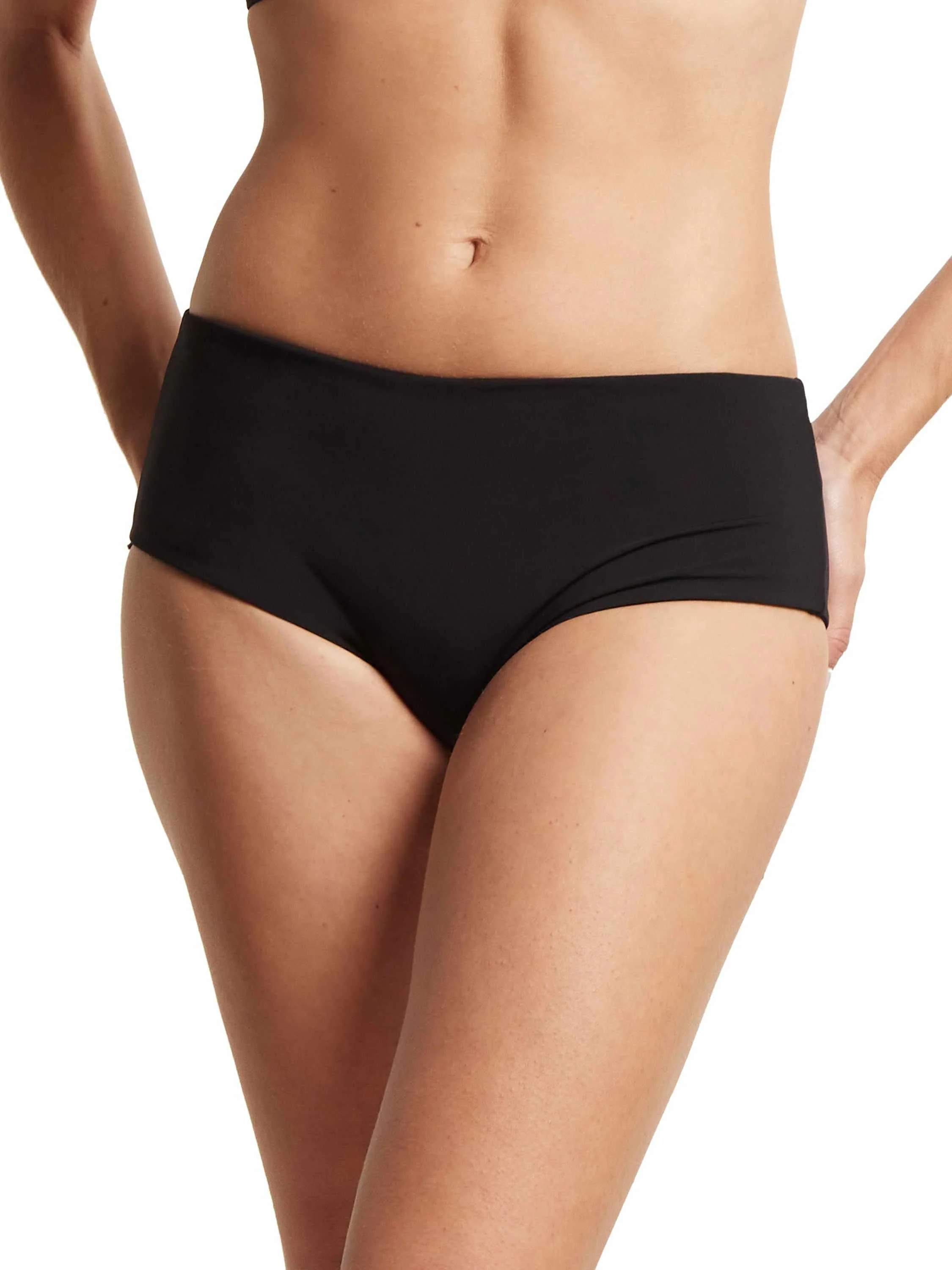 Boyshort Swimsuit Bottom Black - Image 3