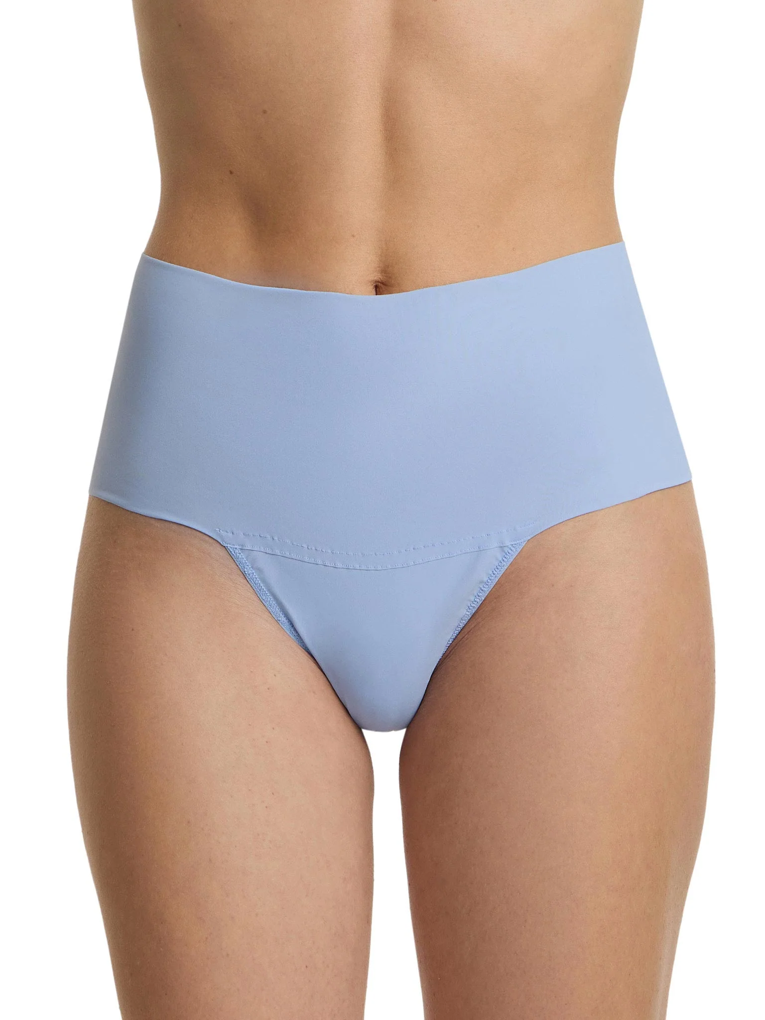 BreatheSoft™ High Rise Thong Fresh Air Blue - Image 3