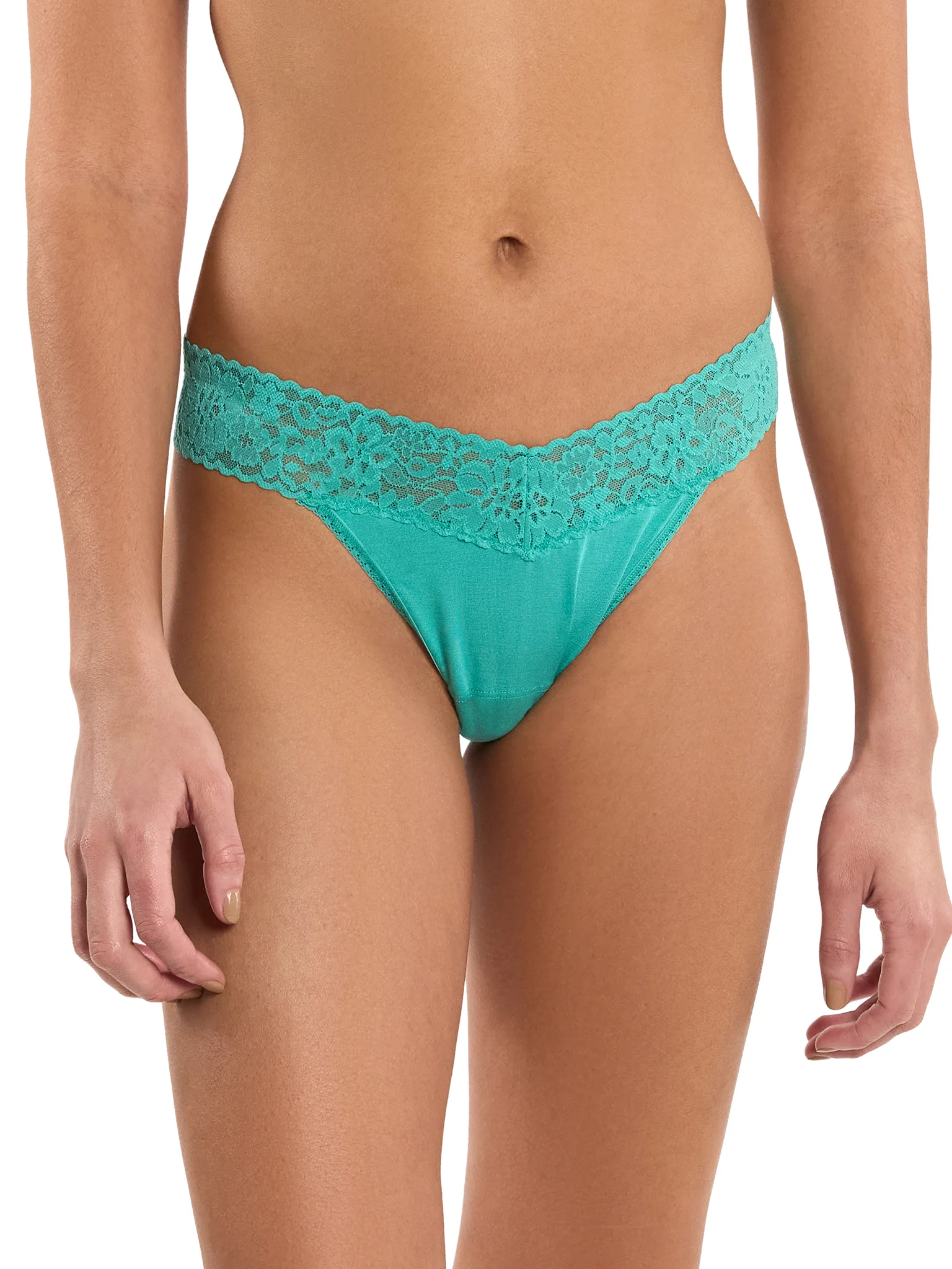 DreamEase™ Original Rise Thong Euphoric Green