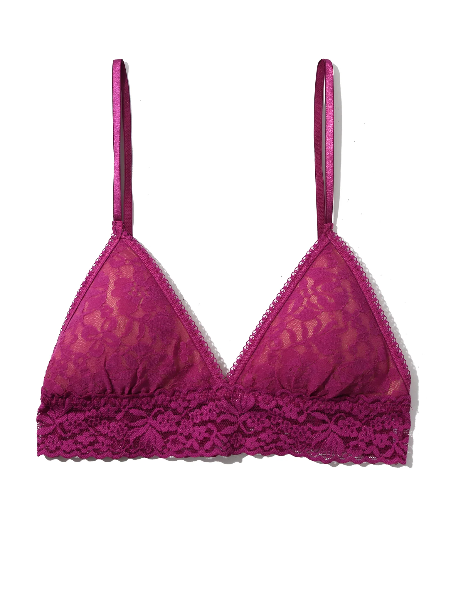 Flora Lace Padded Bralette Picking Plums Pink Sale - Image 5