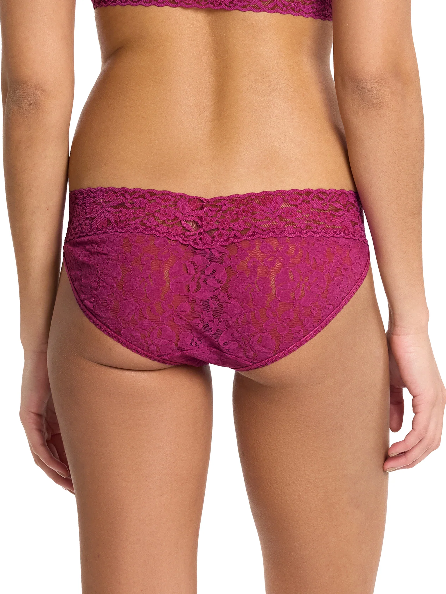 Flora Lace V-kini Picking Plums Pink Sale - Image 2