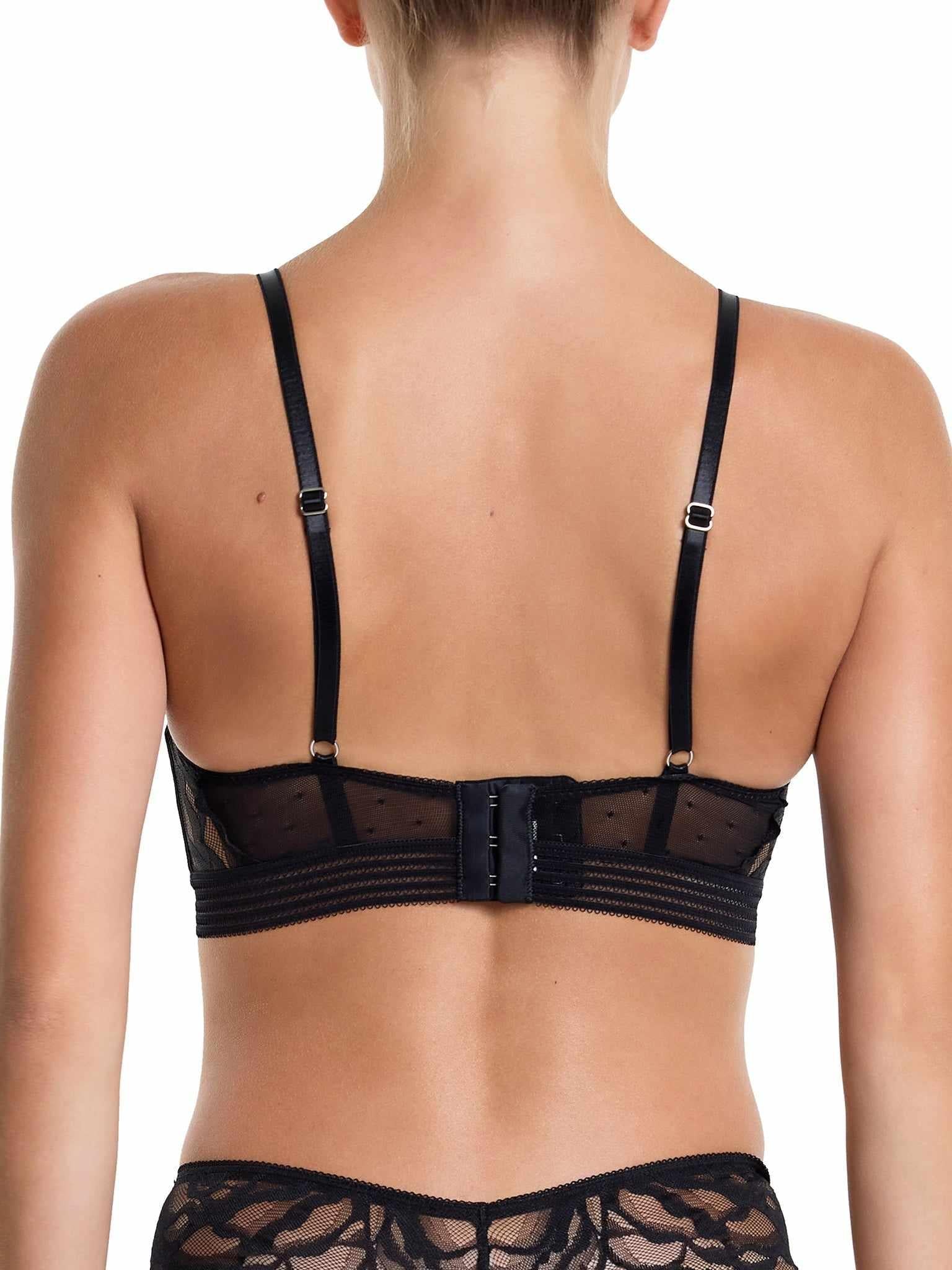 &oh™ Glamorous Grunge Longline Underwire Bra Black Sale - Image 2
