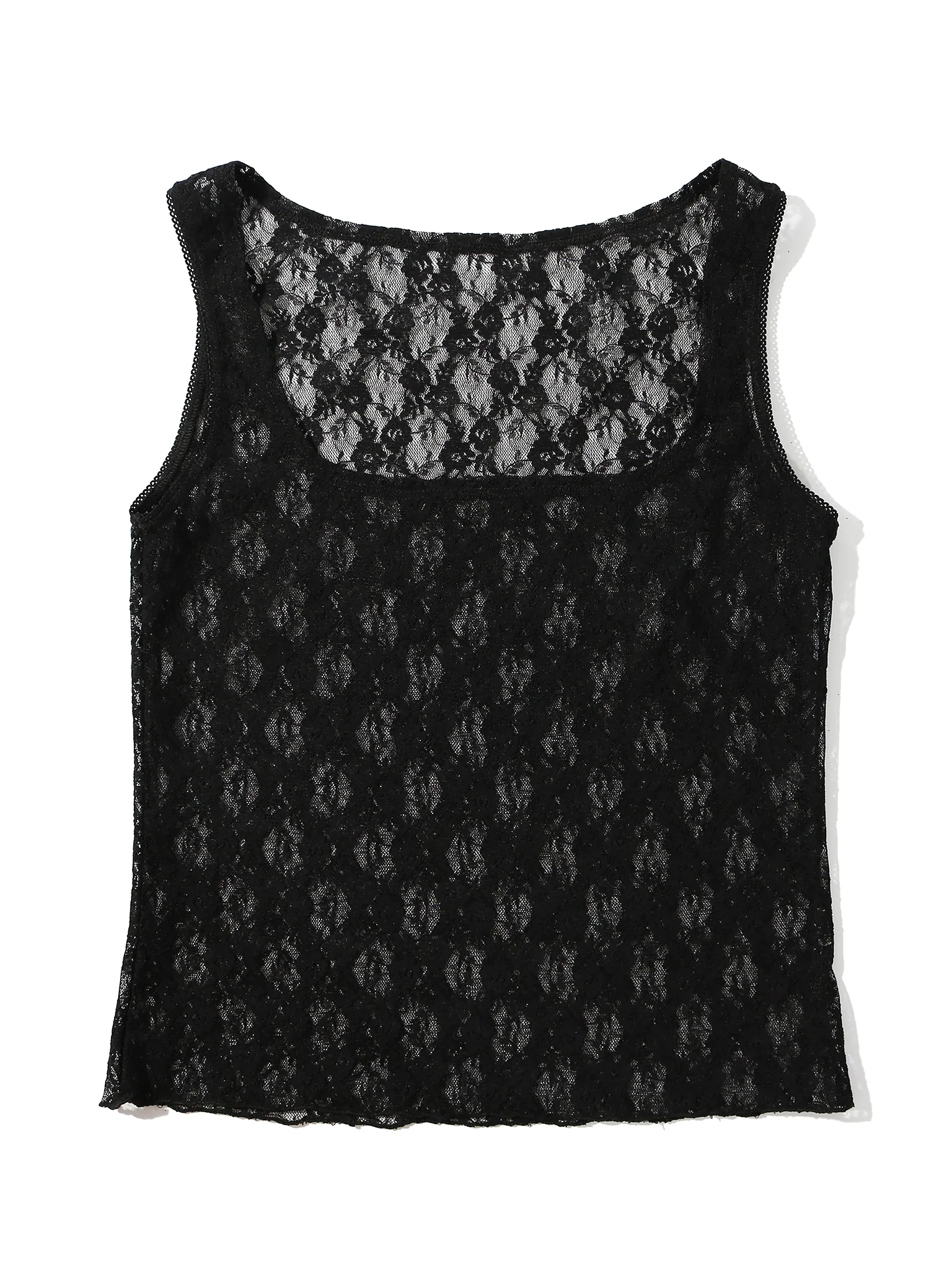 Lexi Wood X Hanky Panky Alina Square Neck Cami Black Sale - Image 8