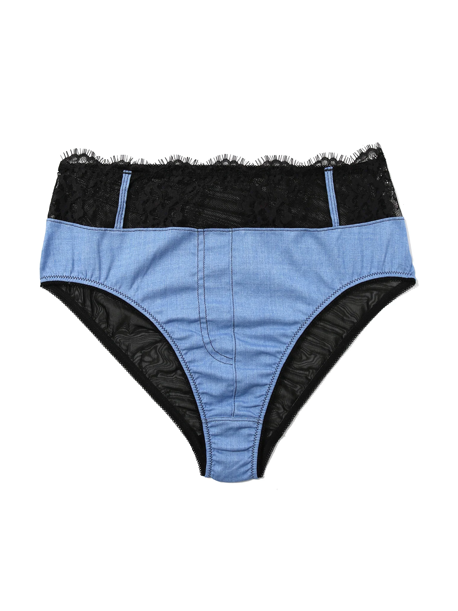 Lexi Wood X Hanky Panky Katrina High Waist Panty Denim Sale - Image 5