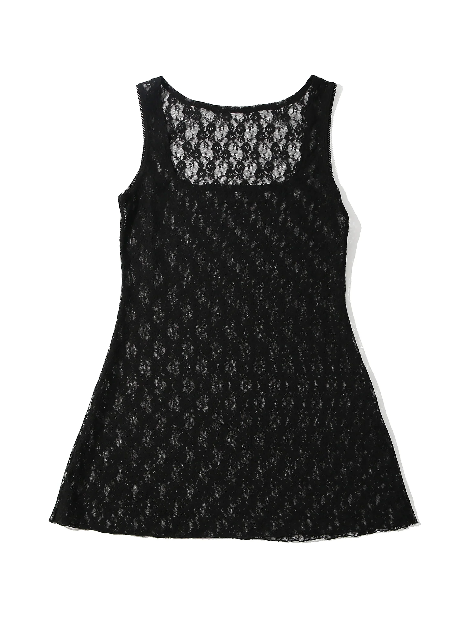 Lexi Wood X Hanky Panky Kristi Square Neck Chemise Black Sale - Image 4