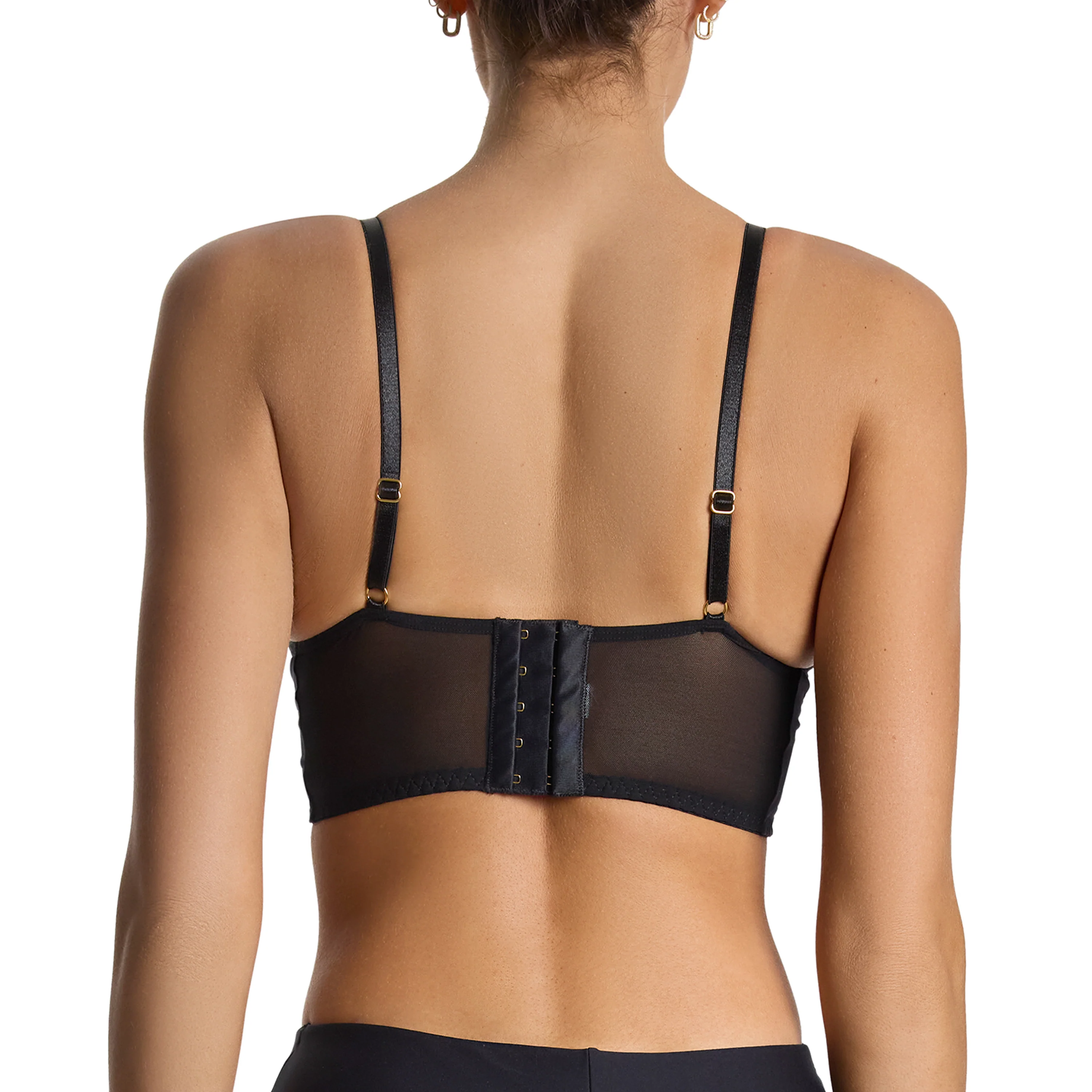 Lexi Wood X Hanky Panky Tiffany Unlined Bra Black Sale - Image 5