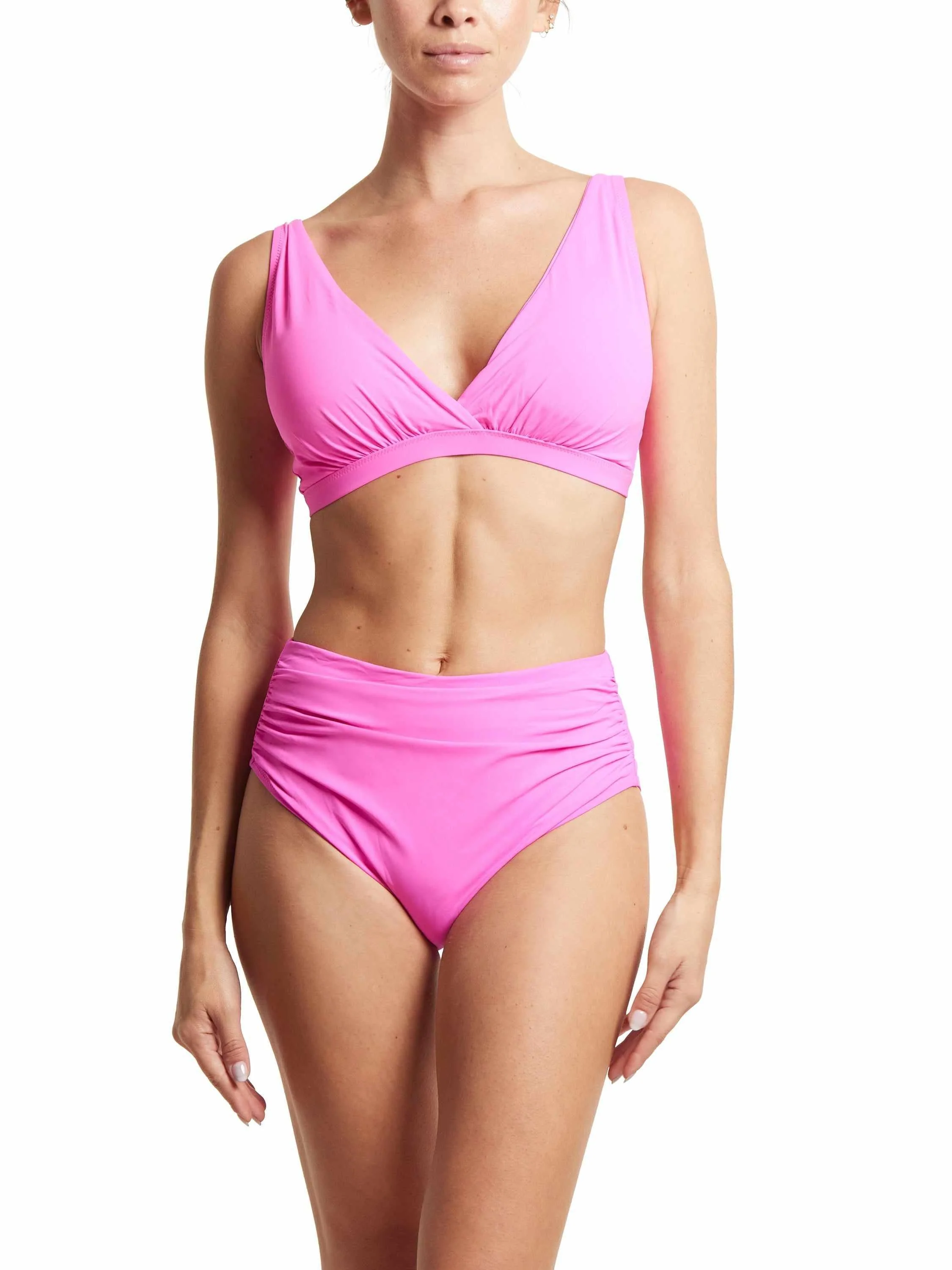 Plunge Swim Top Unapologetic Pink Sale - Image 4