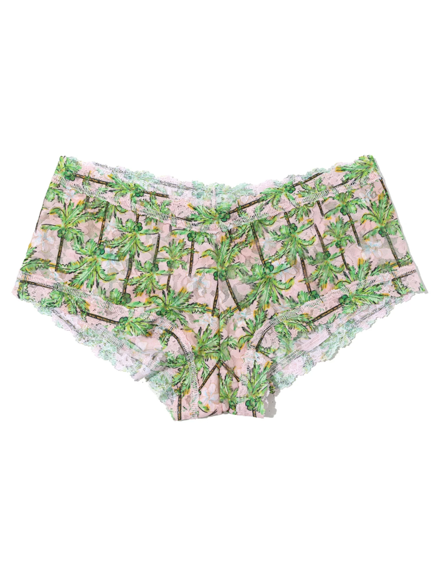 Printed Signature Lace® Boyshort Palm Breeze Pink - Image 5