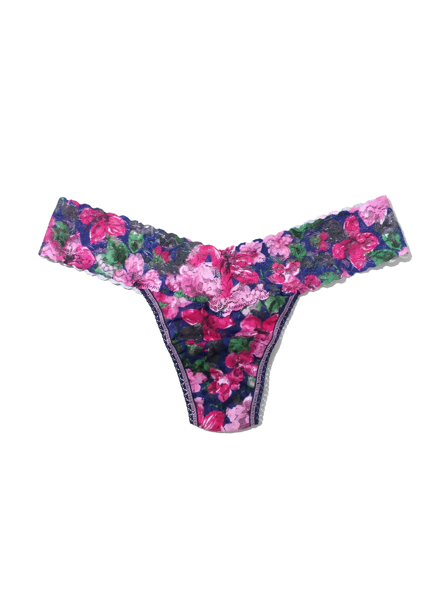 Printed Signature Lace® Low Rise Thong  Tis' The Season Sale - Image 3