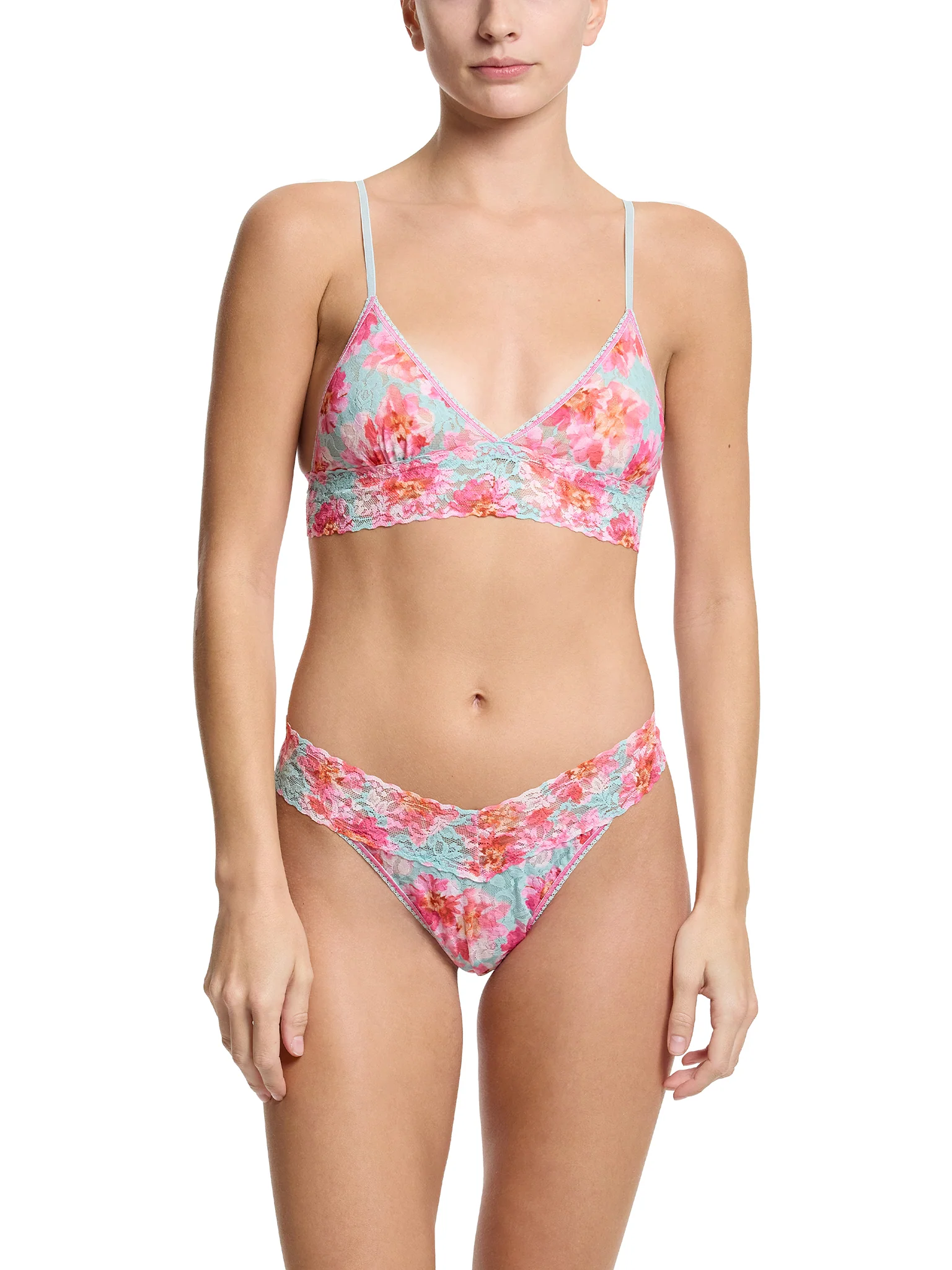 Printed Signature Lace® Original Rise Thong First Bloom Sale - Image 3