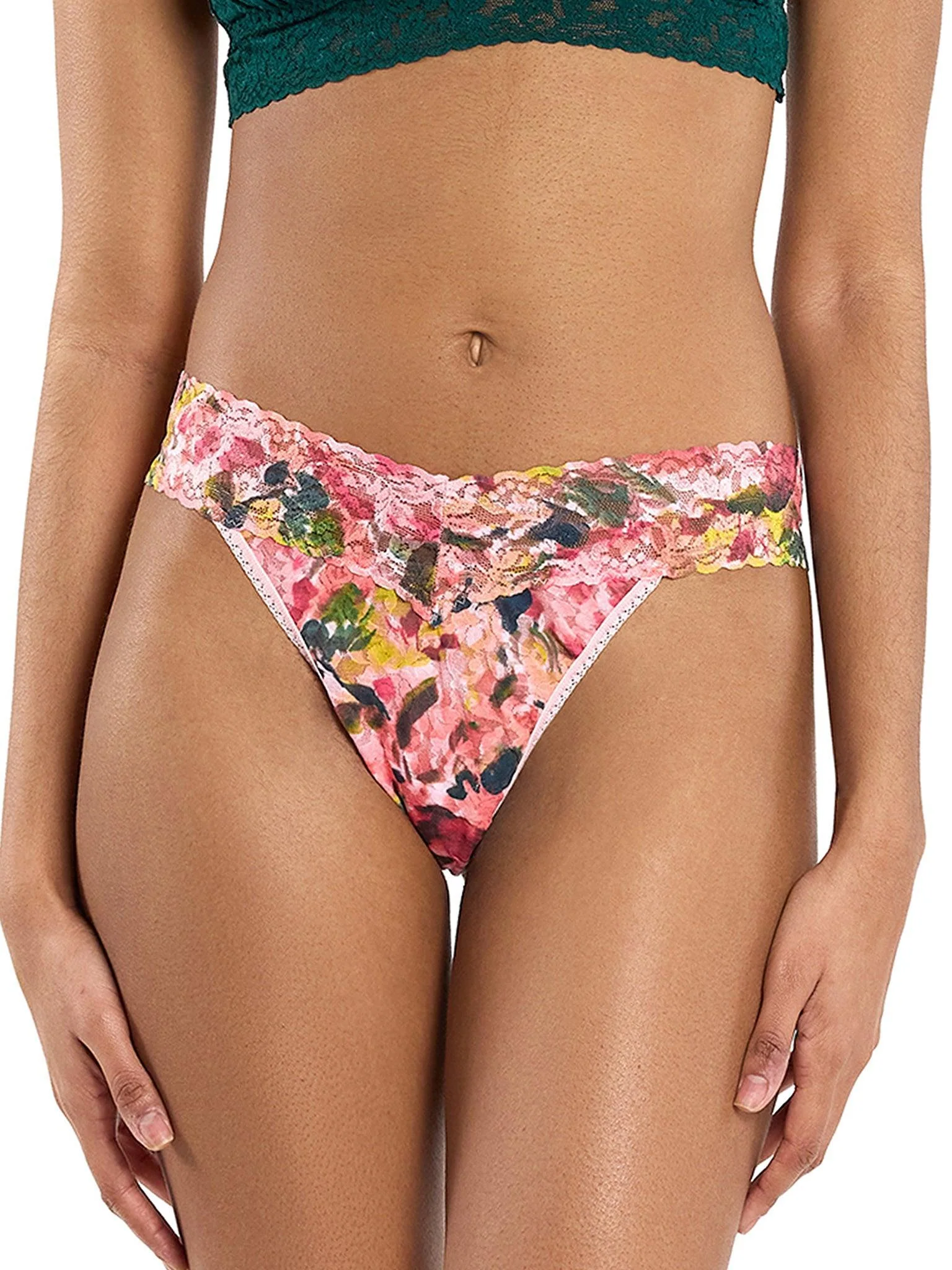 Printed Signature Lace® Original Rise Thong Masterpiece Sale