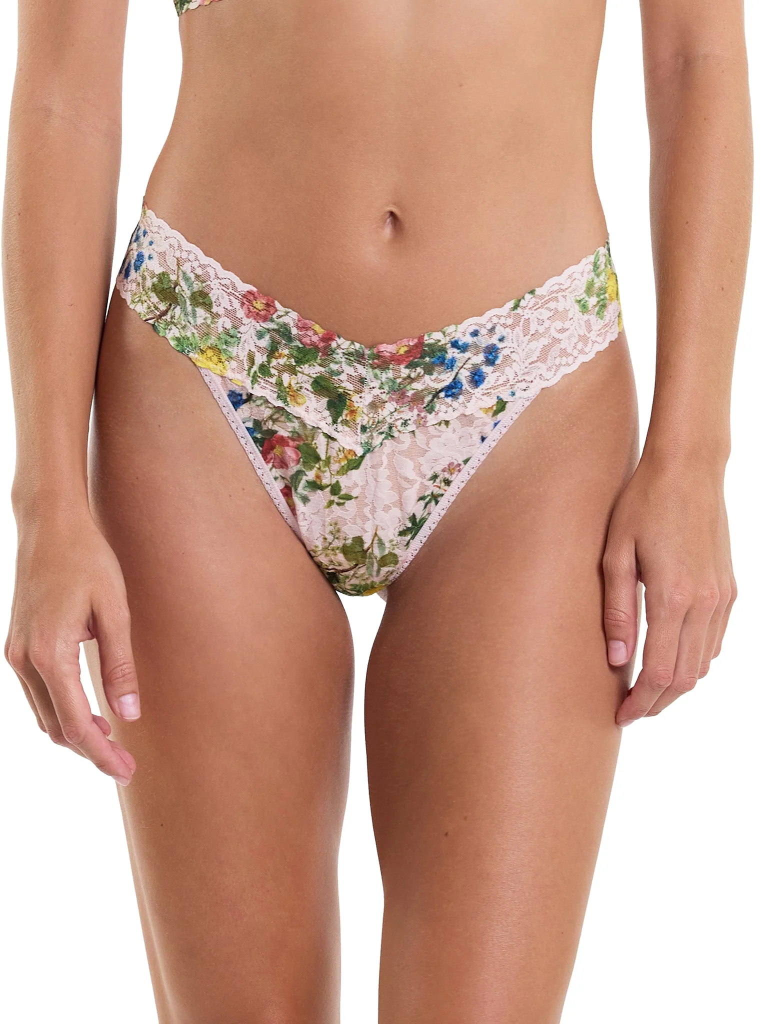 Printed Signature Lace® Original Rise Thong Overjoyed Sale