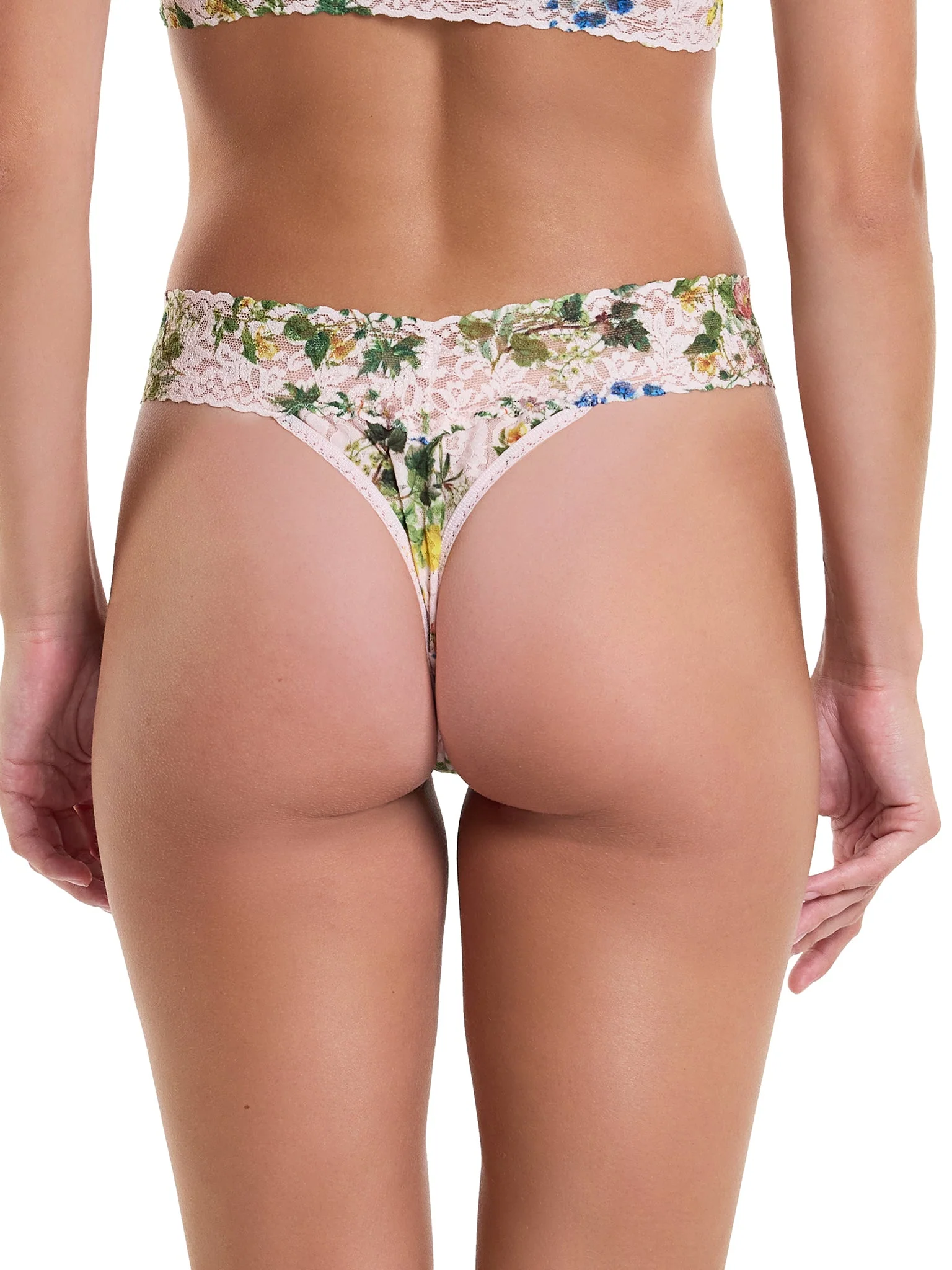 Printed Signature Lace® Original Rise Thong Overjoyed Sale - Image 3