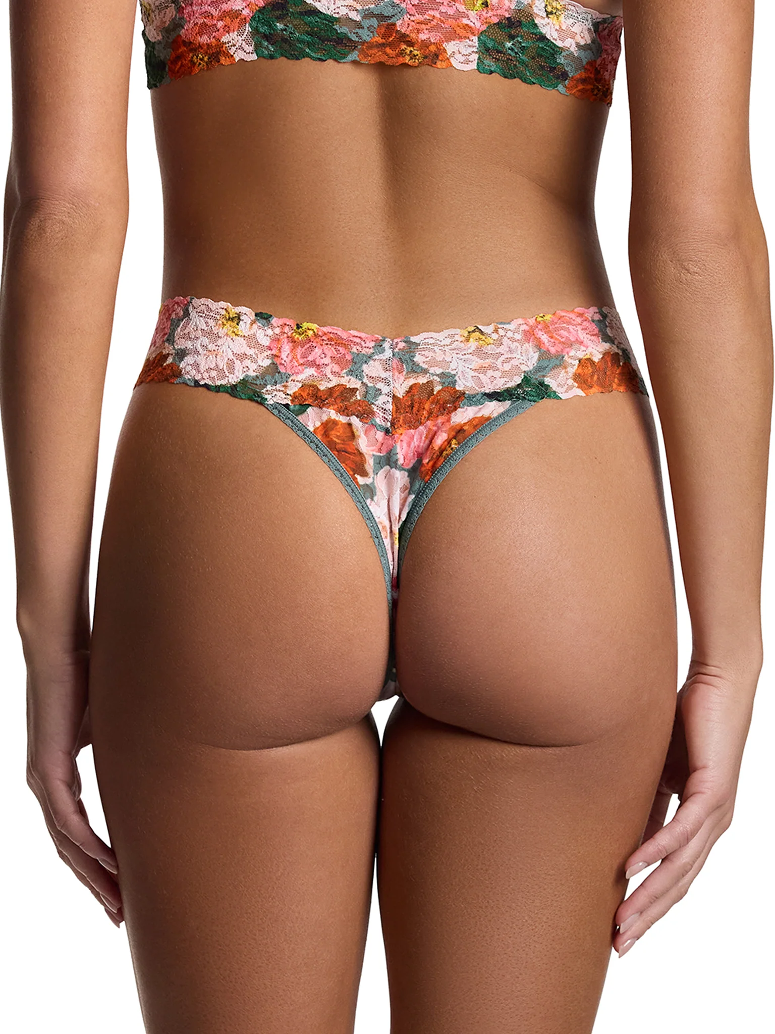 Printed Signature Lace® Original Rise Thong Paint Me Like Sale - Image 3