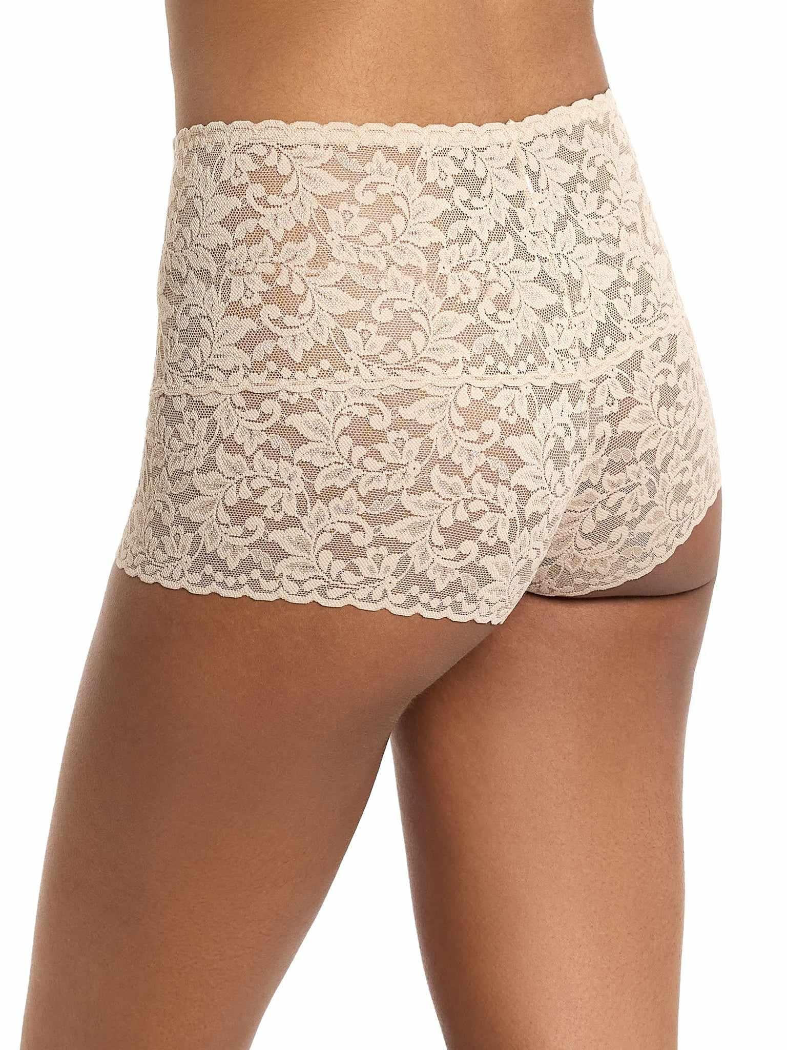 Retro Lace Hot Pant Chai - Image 3