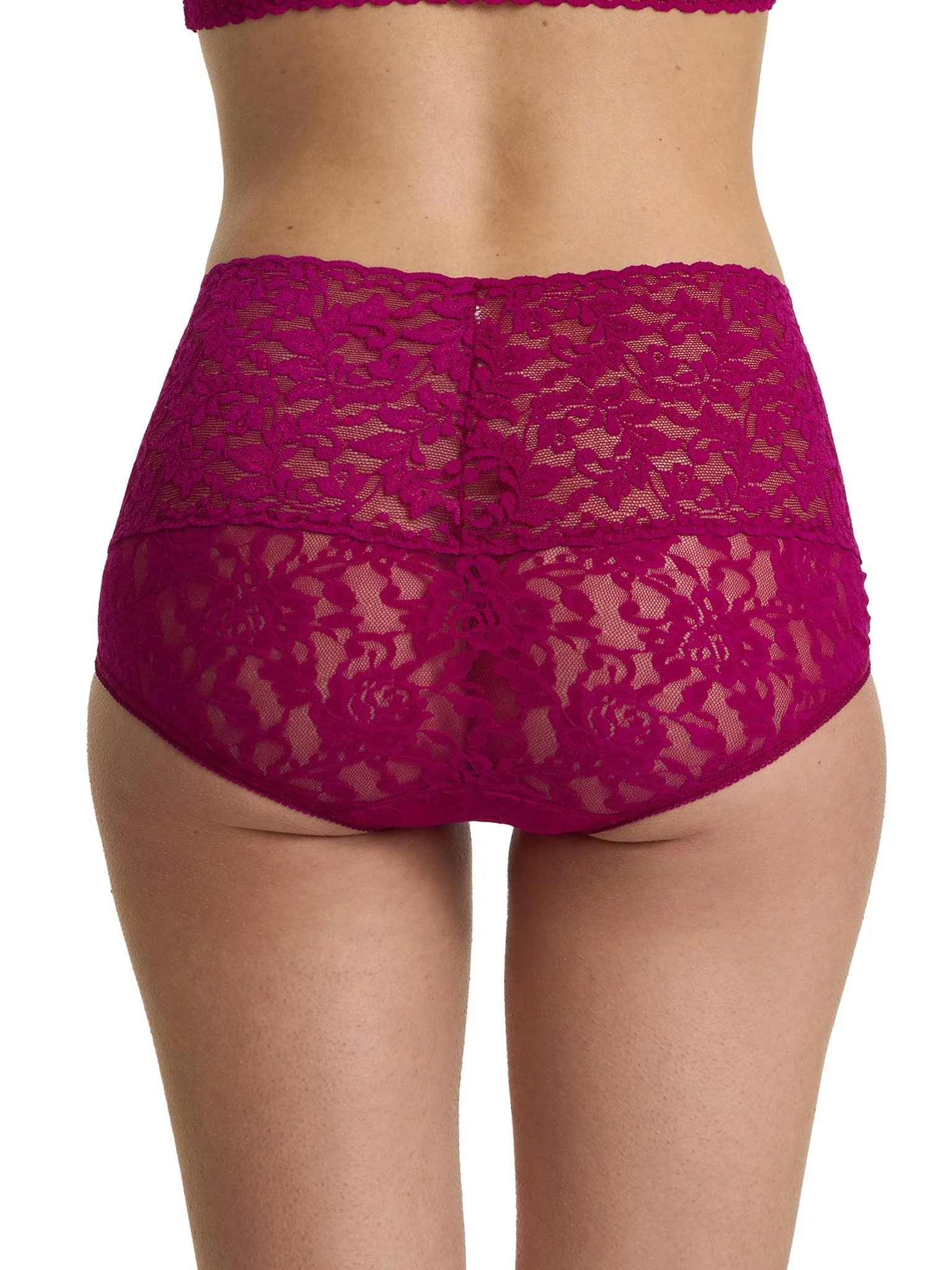 Retro Lace V-Kini From The Vine Red Sale - Image 2