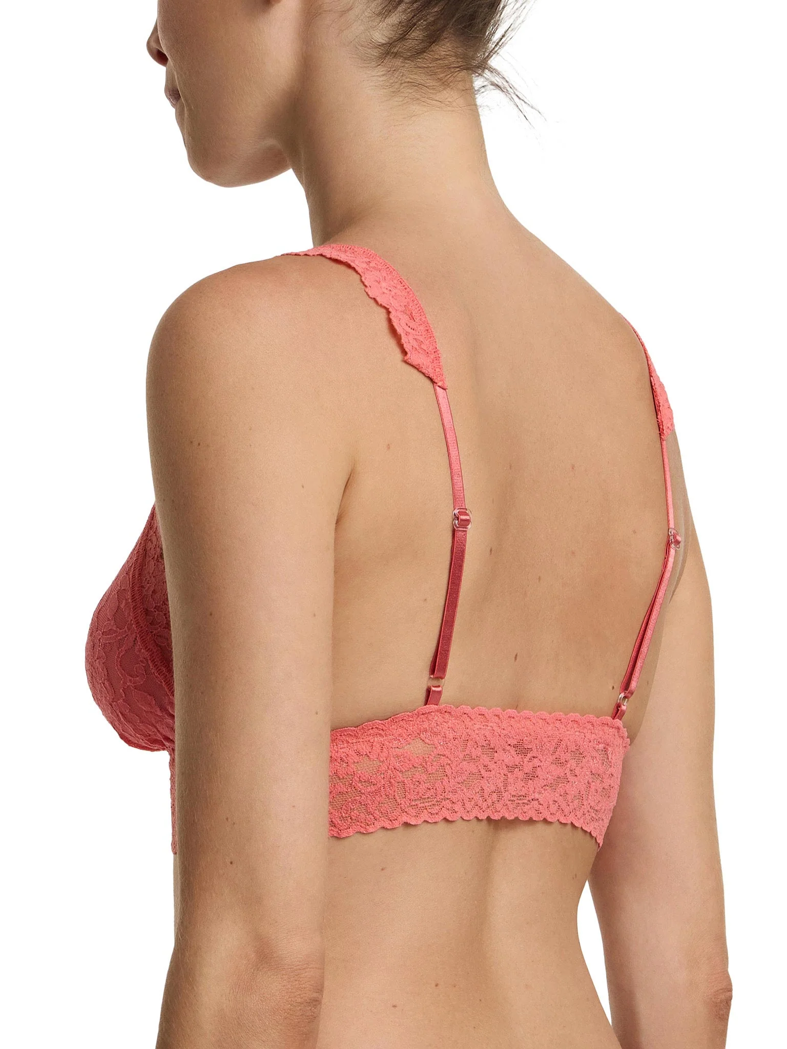 Signature Lace® Crossover Bralette Paloma Pink - Image 4