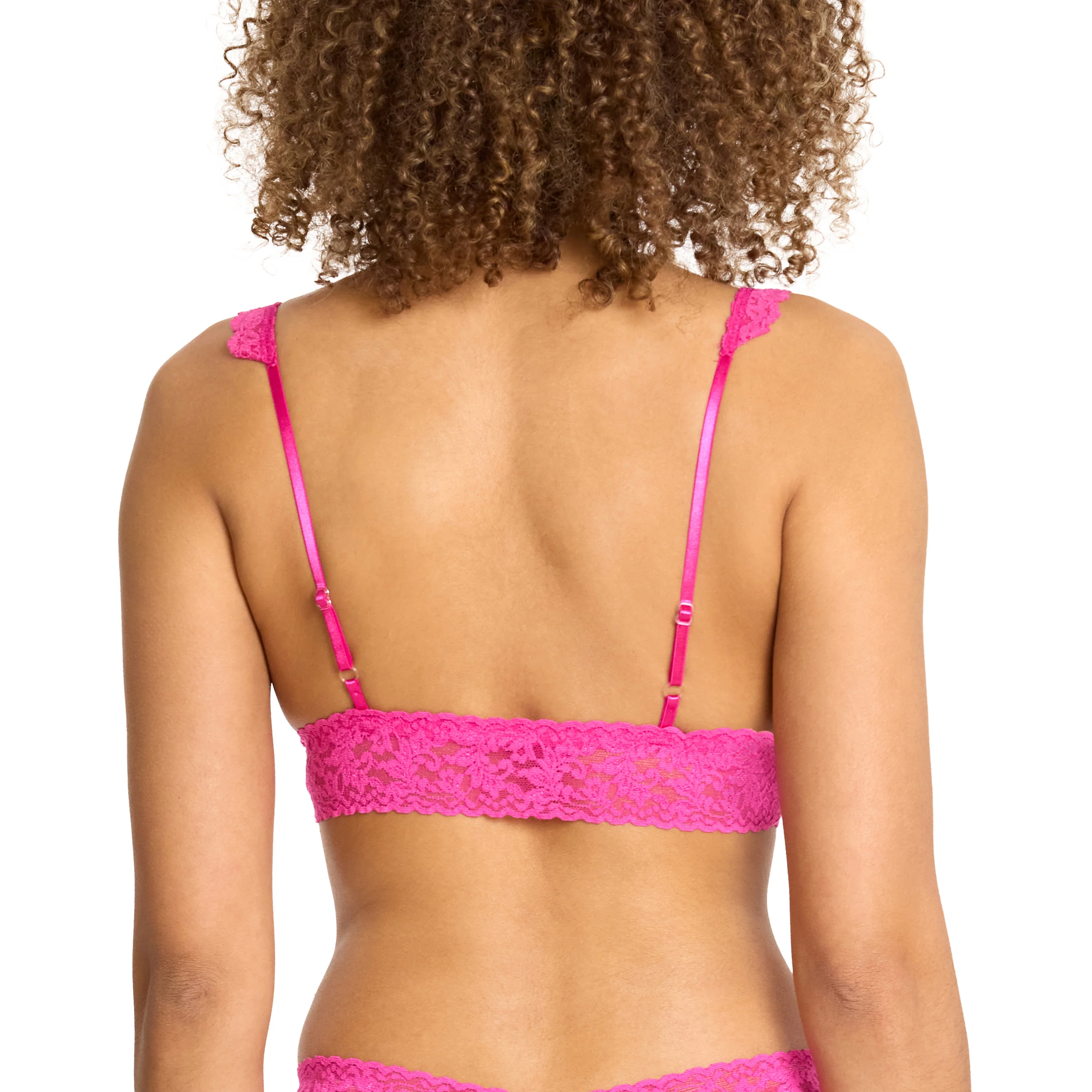 Signature Lace® Crossover Bralette  Marmalade Pink Sale - Image 3