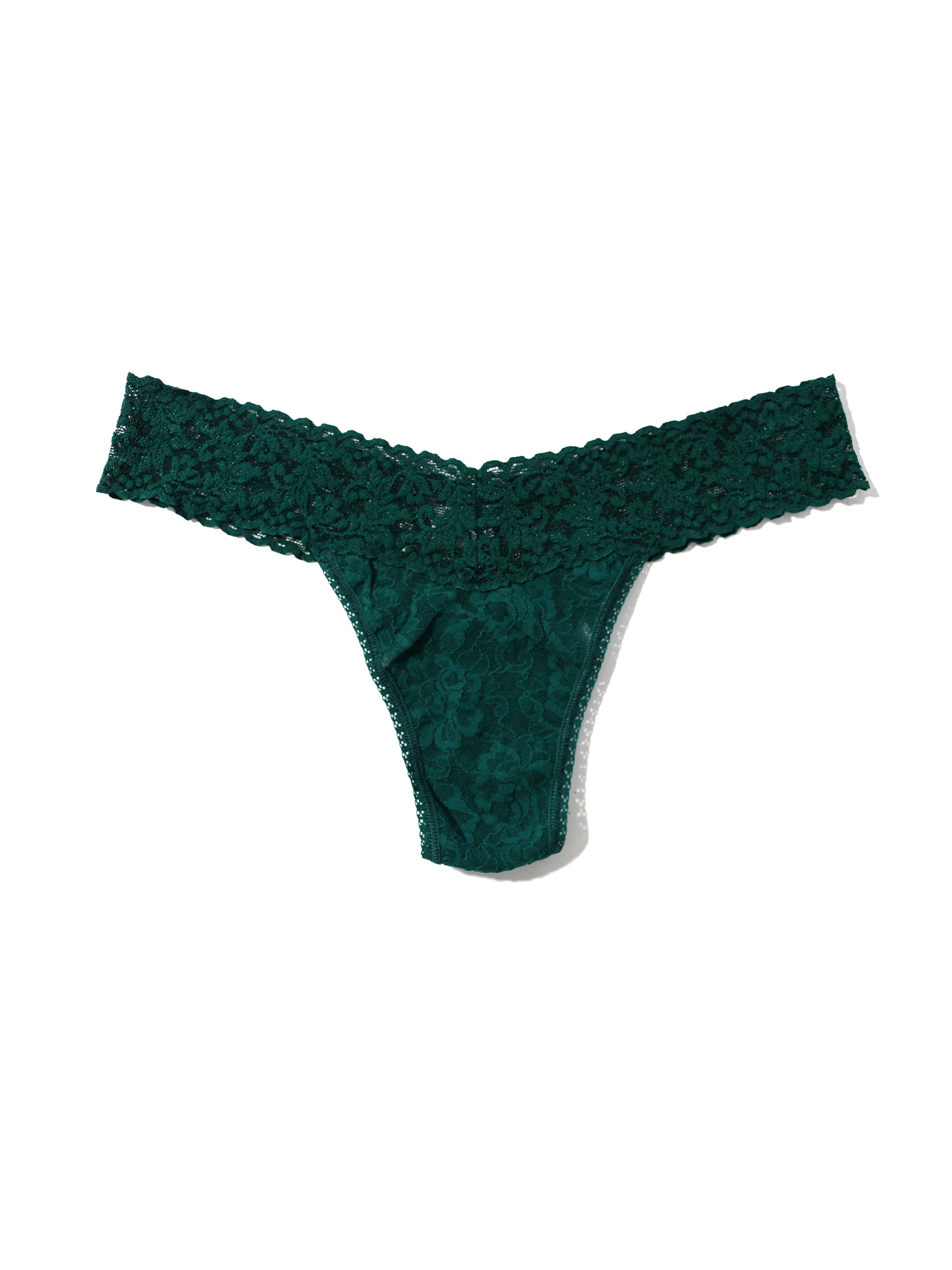 Signature Lace® Low Rise Thong Mountain Green - Image 3