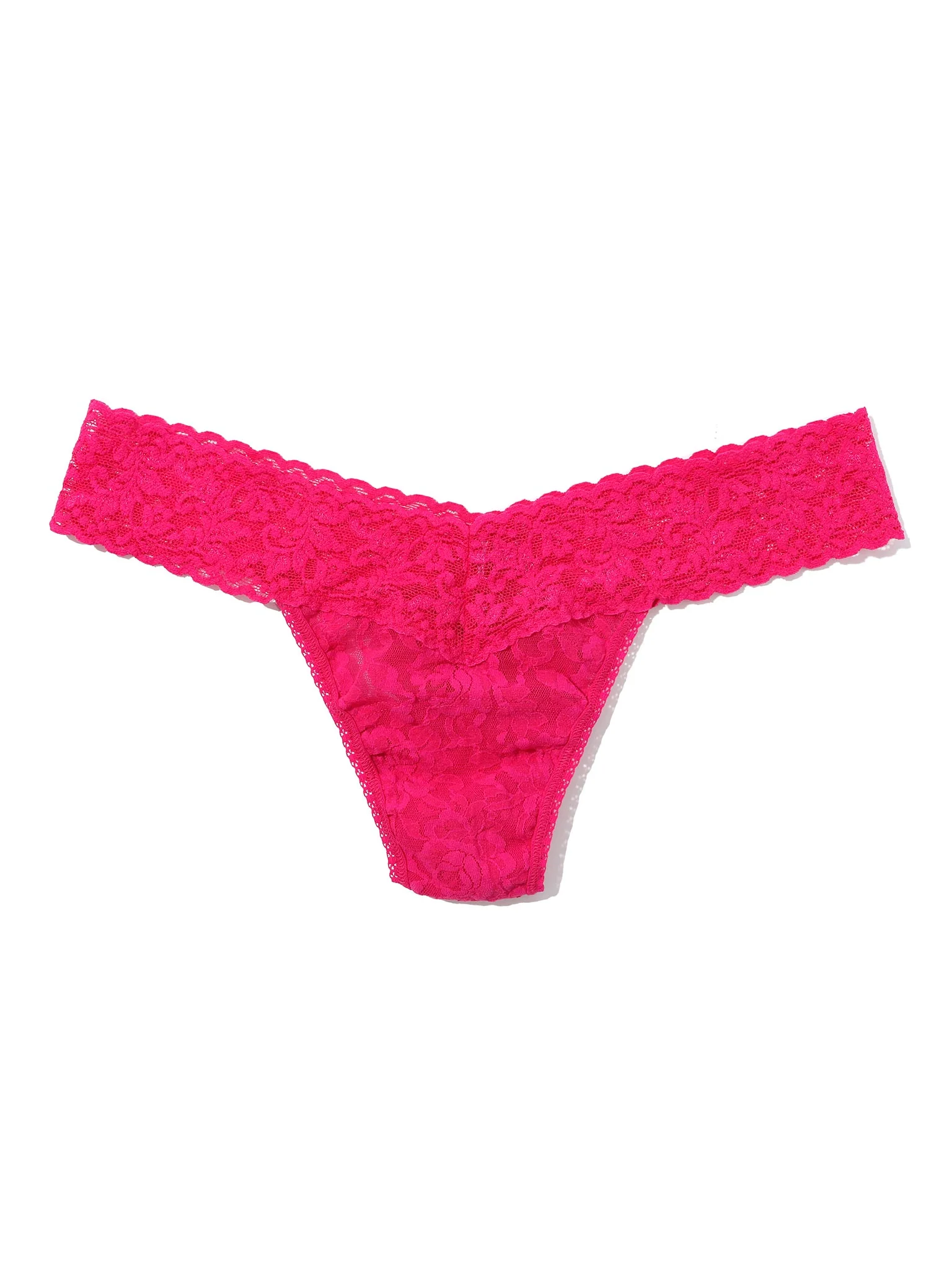 Signature Lace® Low Rise Thong Sealed With A Kiss Pink - Image 3