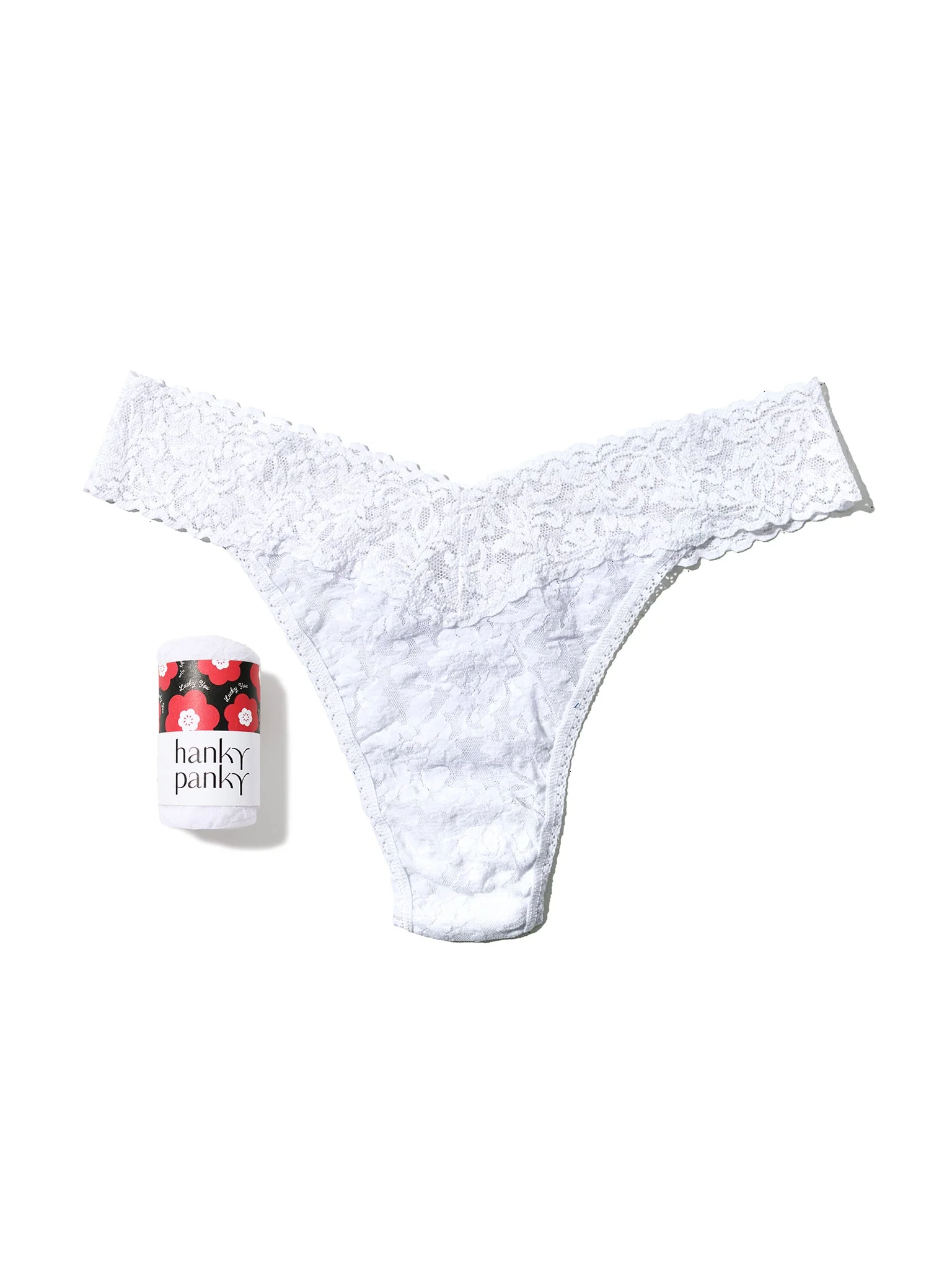 Signature Lace® Original Rise Thong Fortune Cookie White Sale