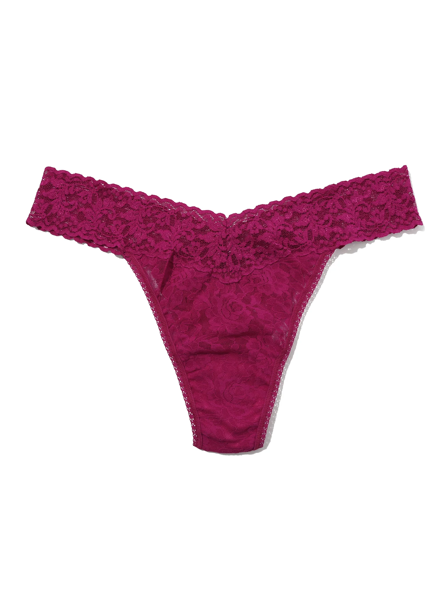 Signature Lace® Original Rise Thong From The Vine Red - Image 6