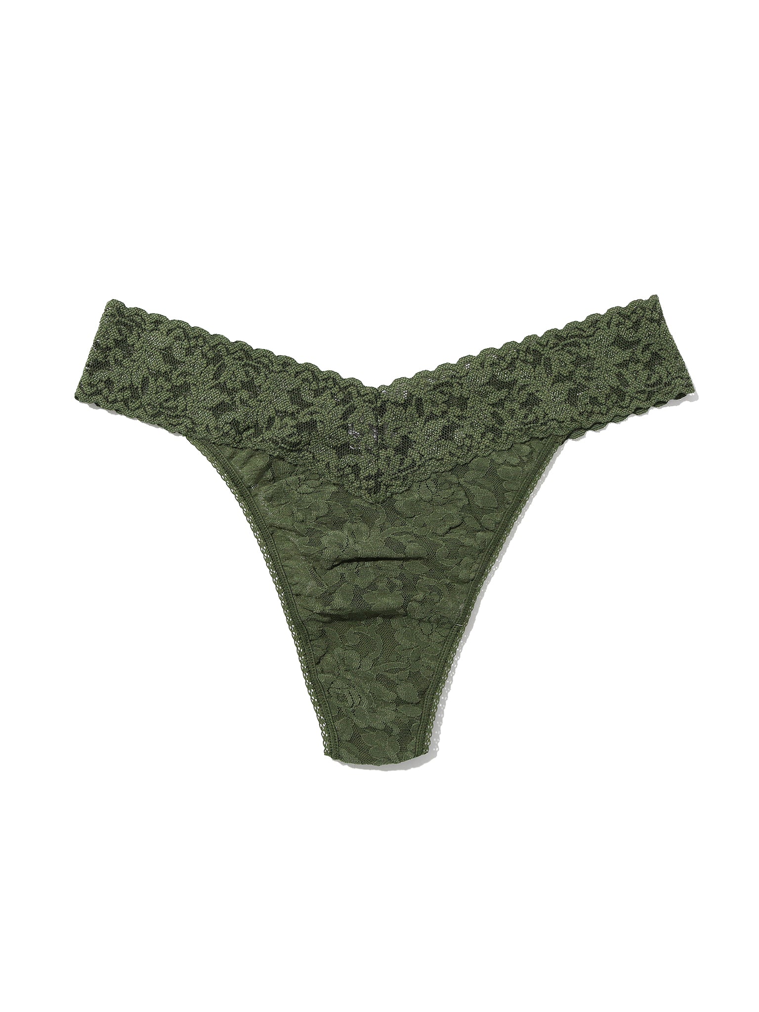 Signature Lace® Original Rise Thong Herb Green - Image 5