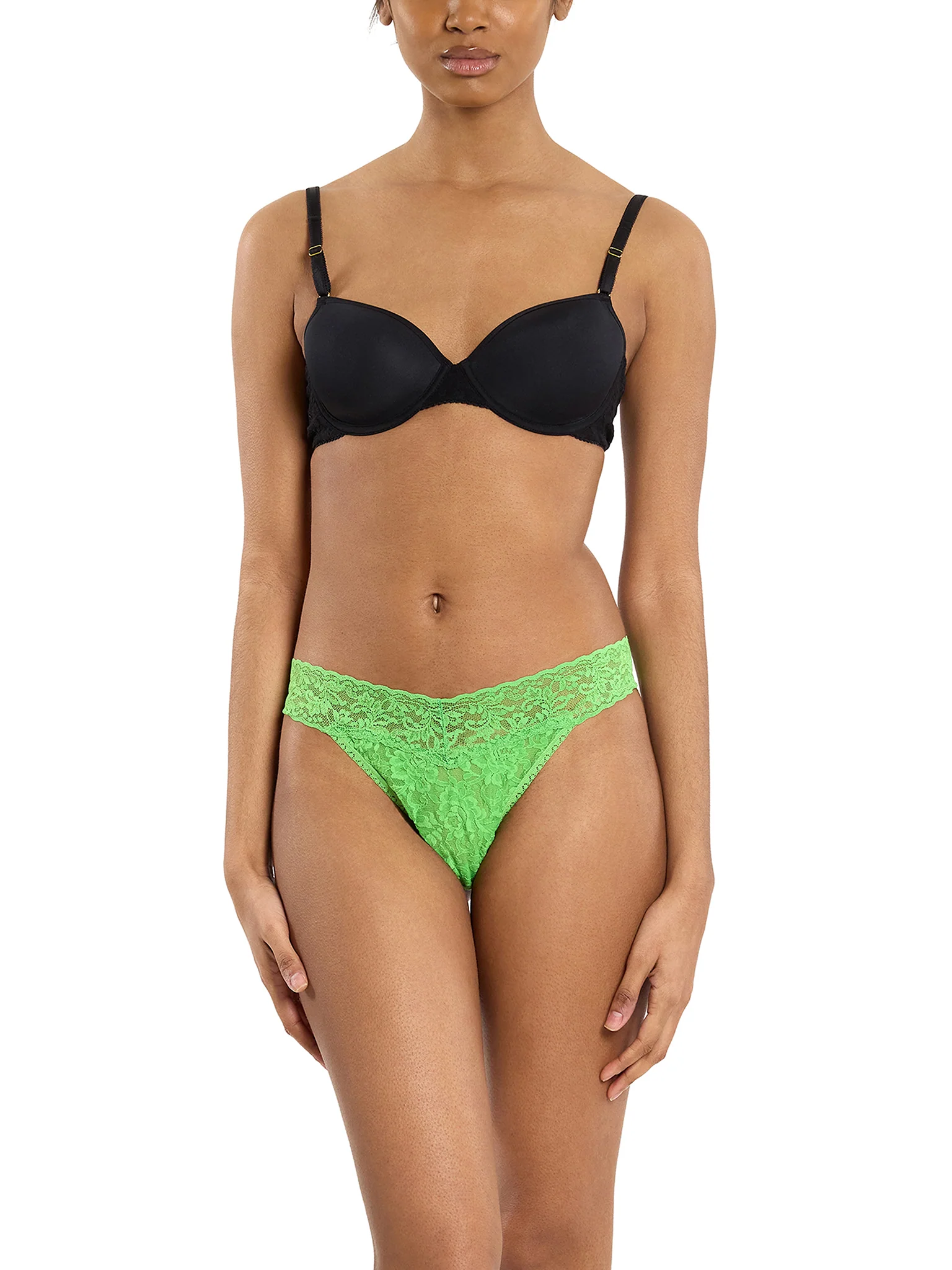 Signature Lace® Original Rise Thong Lucky Me Green - Image 3