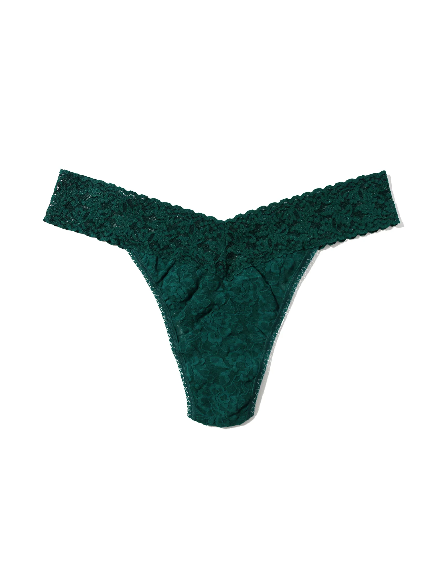 Signature Lace® Original Rise Thong Mountain Green - Image 4