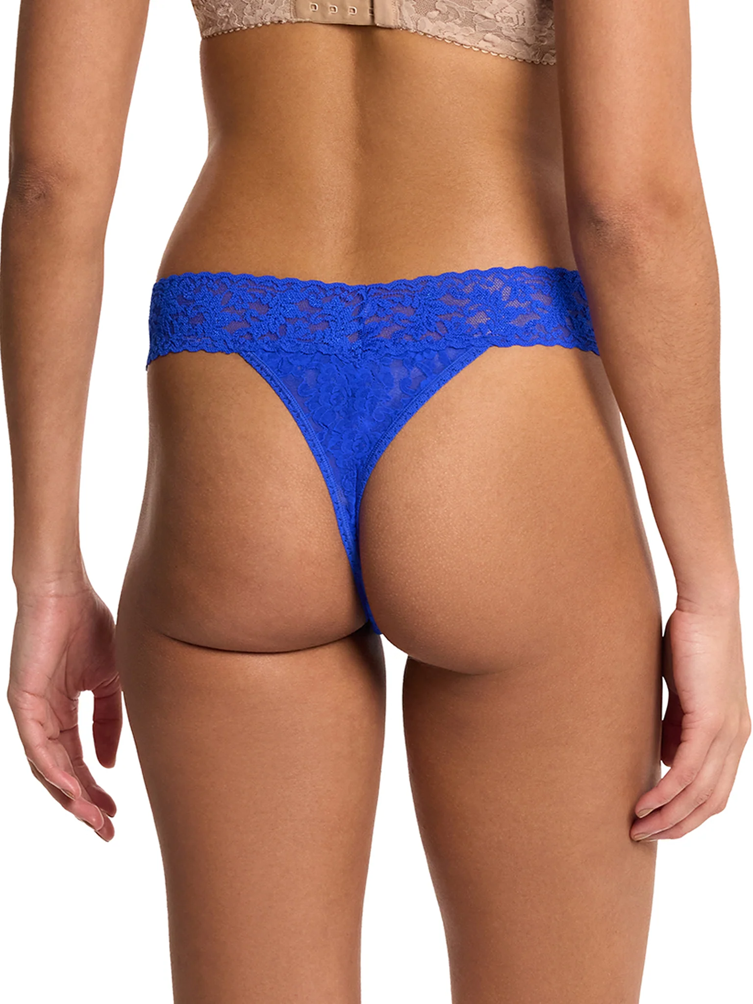 Signature Lace® Original Rise Thong Sapphire - Image 2