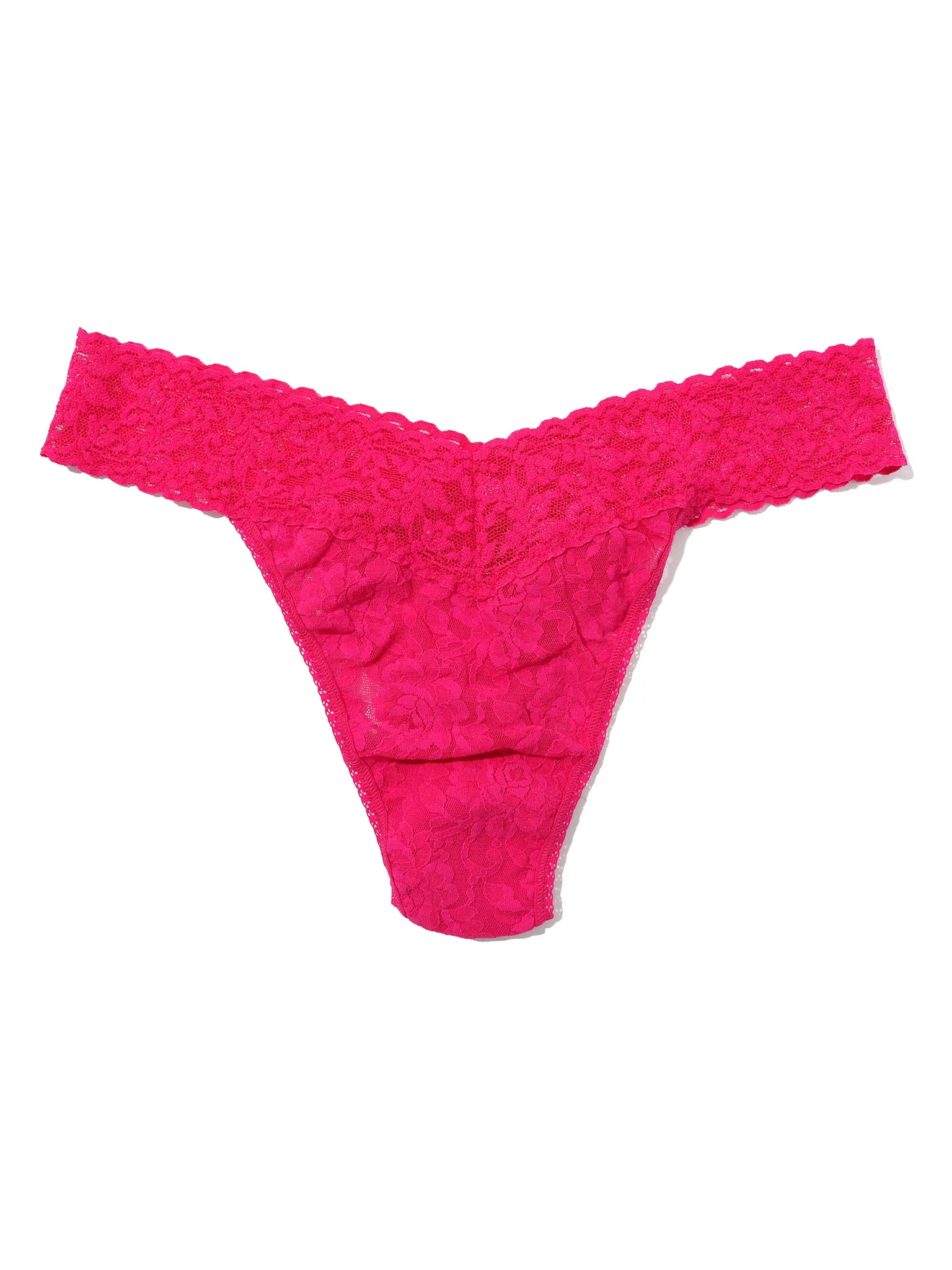 Signature Lace® Original Rise Thong Sealed With A Kiss Pink - Image 4