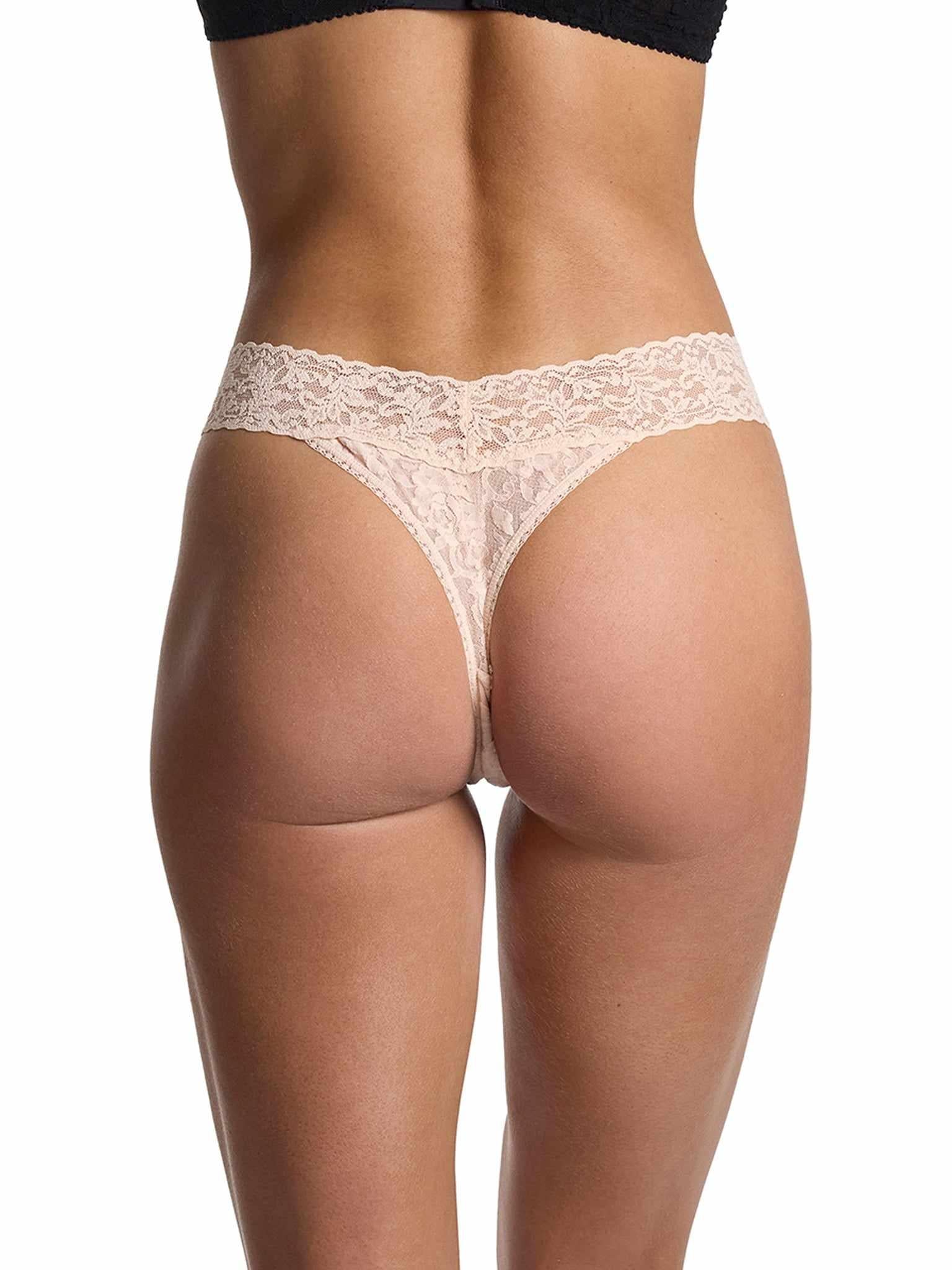 Signature Lace® Original Rise Thong Vanilla - Image 2