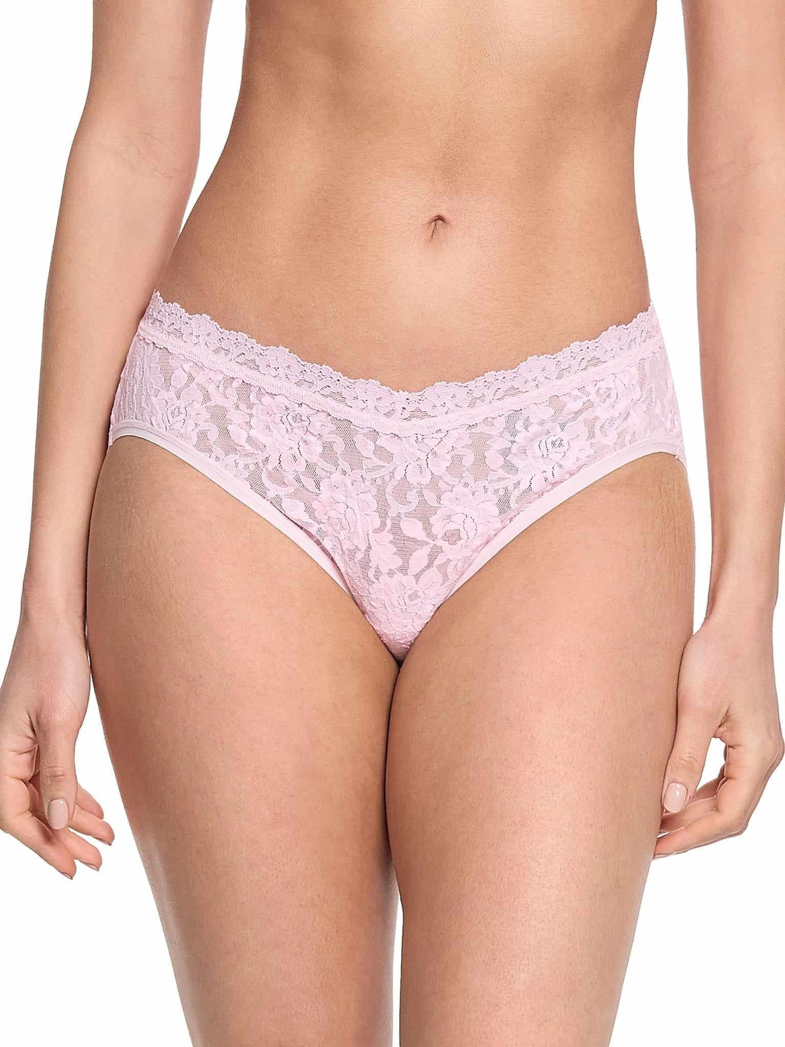 Signature Lace® V-Front High Cut Brief Bliss Pink Sale