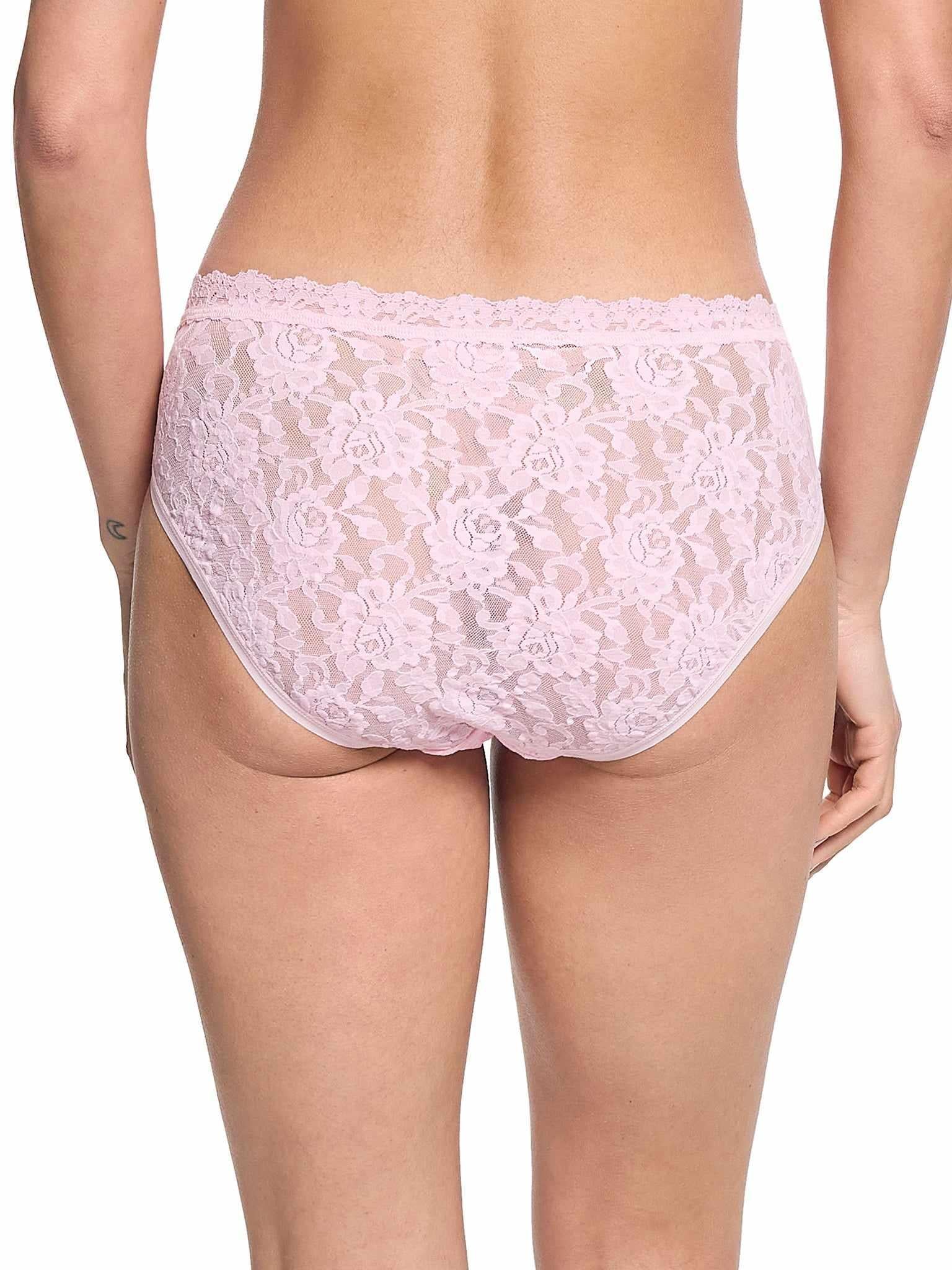 Signature Lace® V-Front High Cut Brief Bliss Pink Sale - Image 2