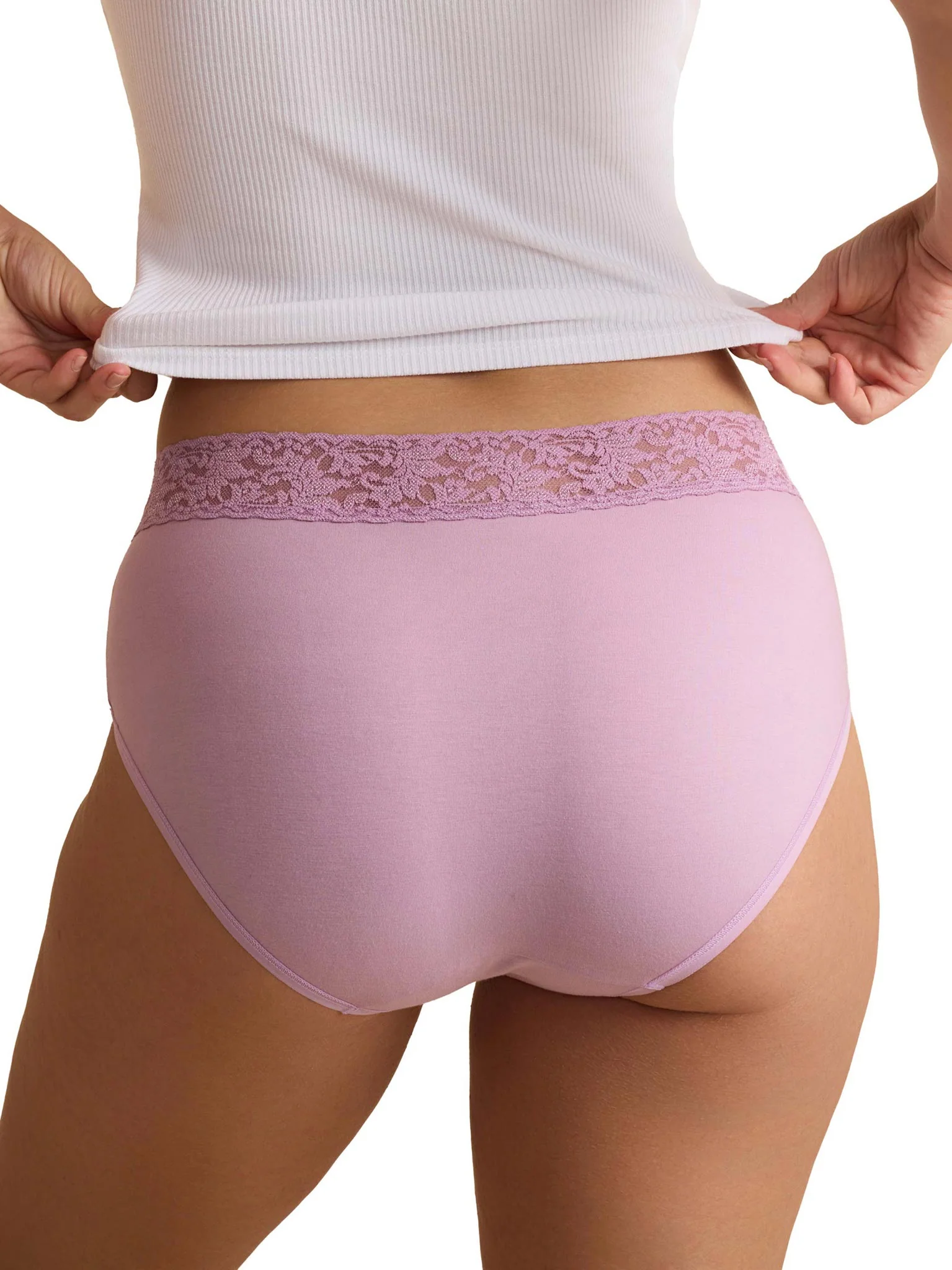 Supima® Cotton French Brief Water Lily Pink - Image 3