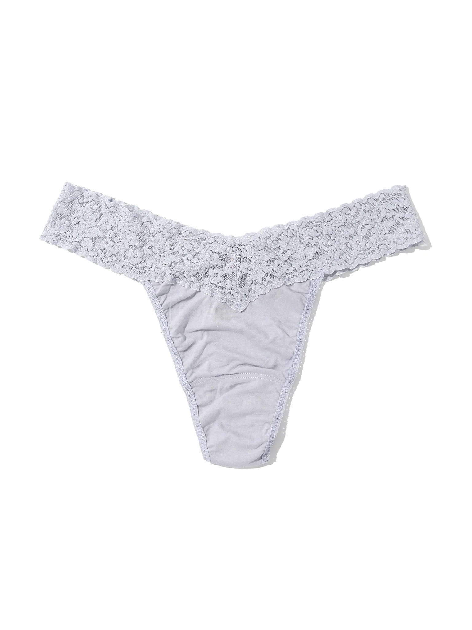 Supima® Cotton Original Rise Thong Dove Grey Sale - Image 4