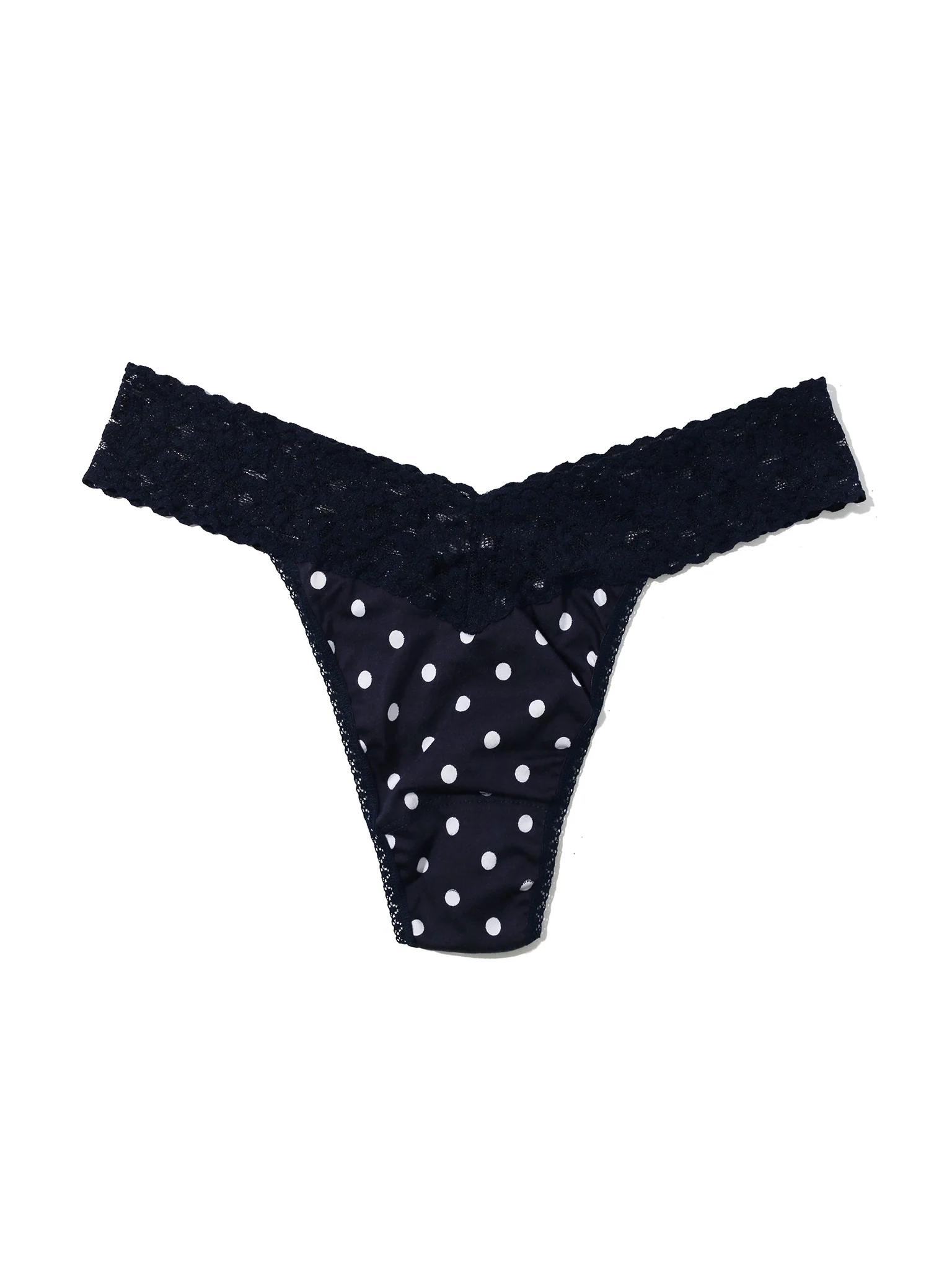 Supima® Cotton Printed Original Rise Thong Full Circle Blue Sale - Image 4