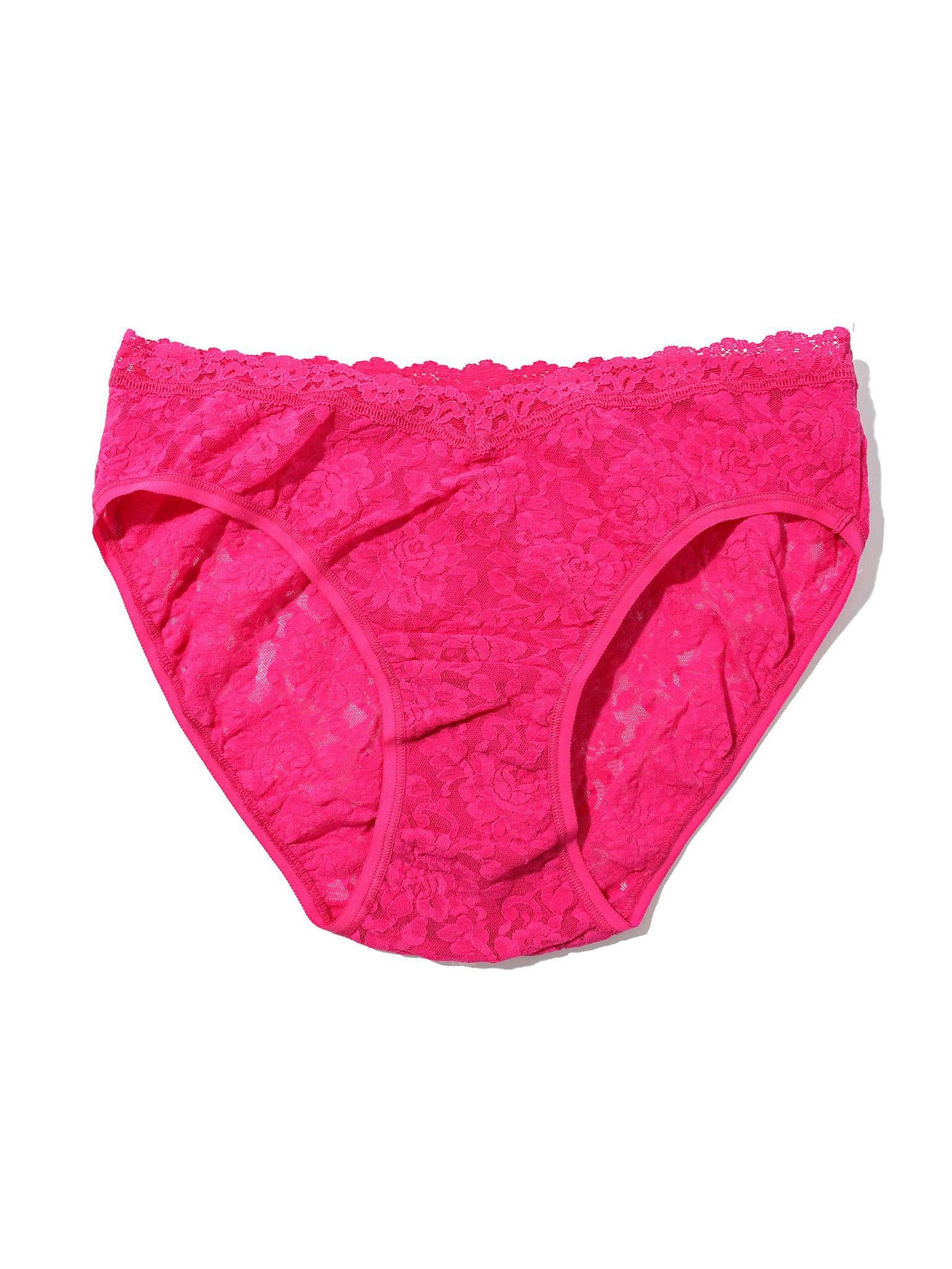 Signature Lace® V-Front High Cut Brief Un-Beet-Able Pink Sale - Image 4