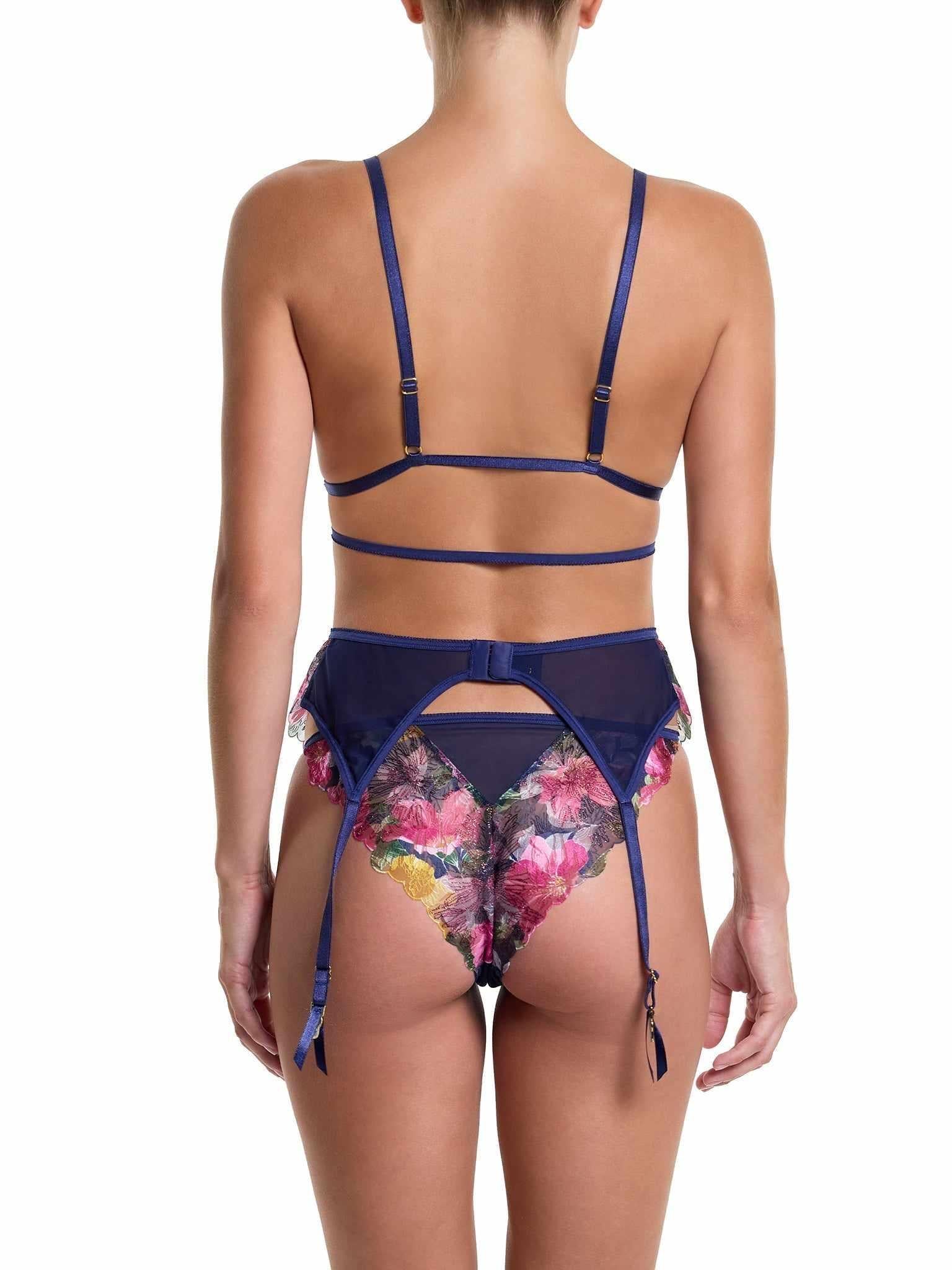 &oh Wildly Blooming Garter Belt Dark Sky Blue Sale - Image 2